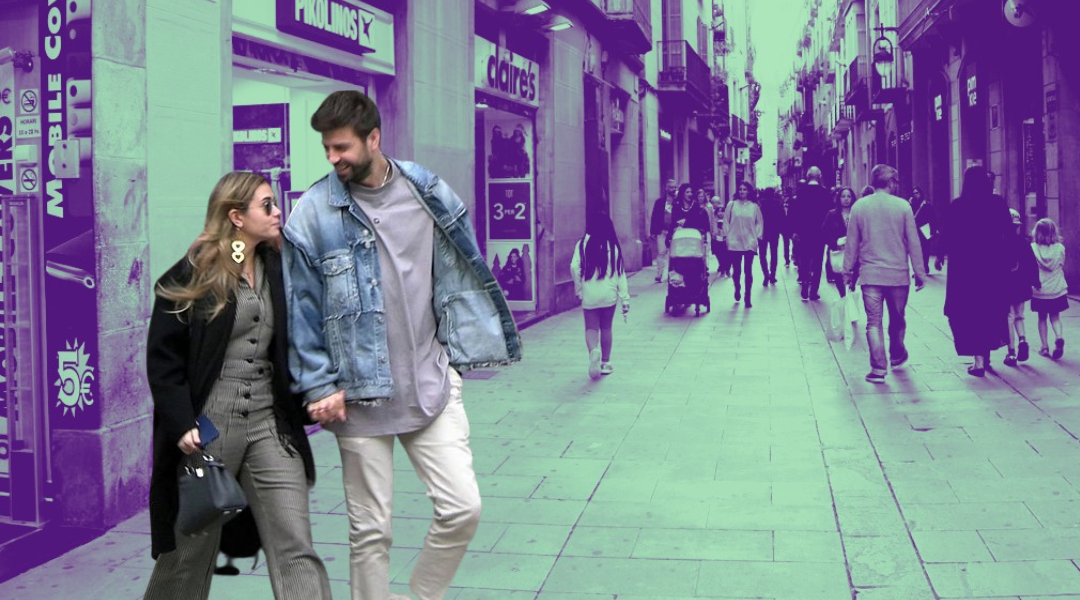 Piqué y Clara Chía pasean de la mano y entre risas por Barcelona: ¡Al fin responden a la prensa!