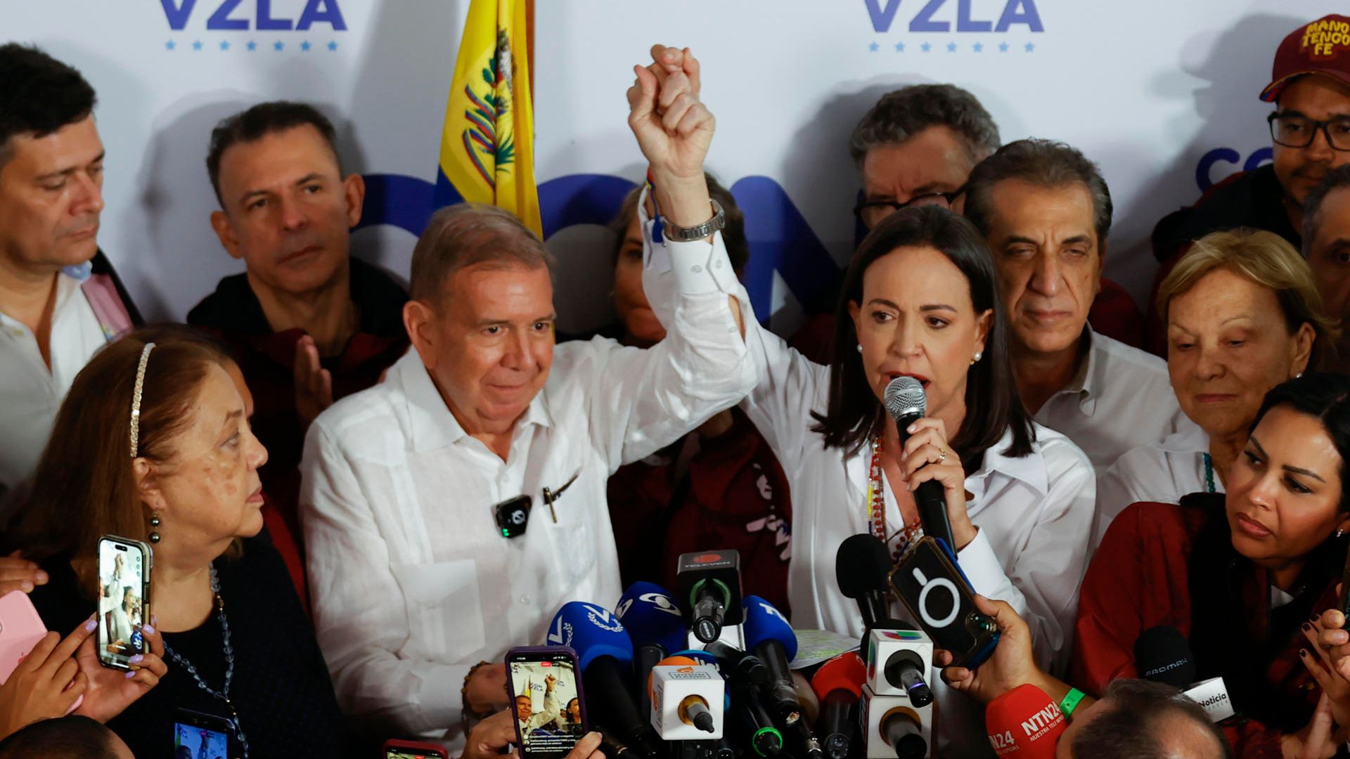 “Podemos comprobarlo”: María Corina Machado y Edmundo González anuncian un triunfo de más de seis millones de votos 