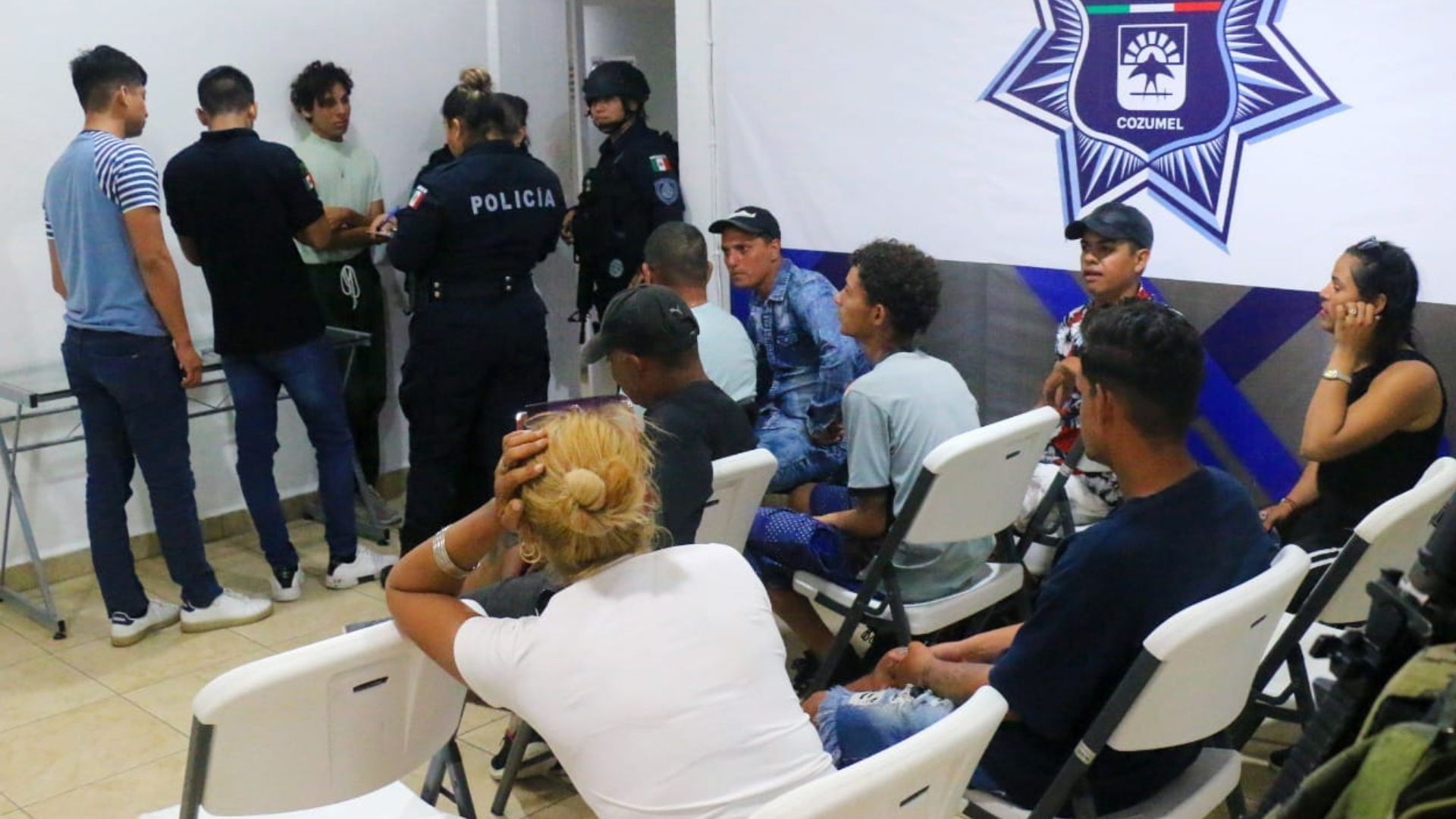 Policía mexicana detiene a balseros cubanos 