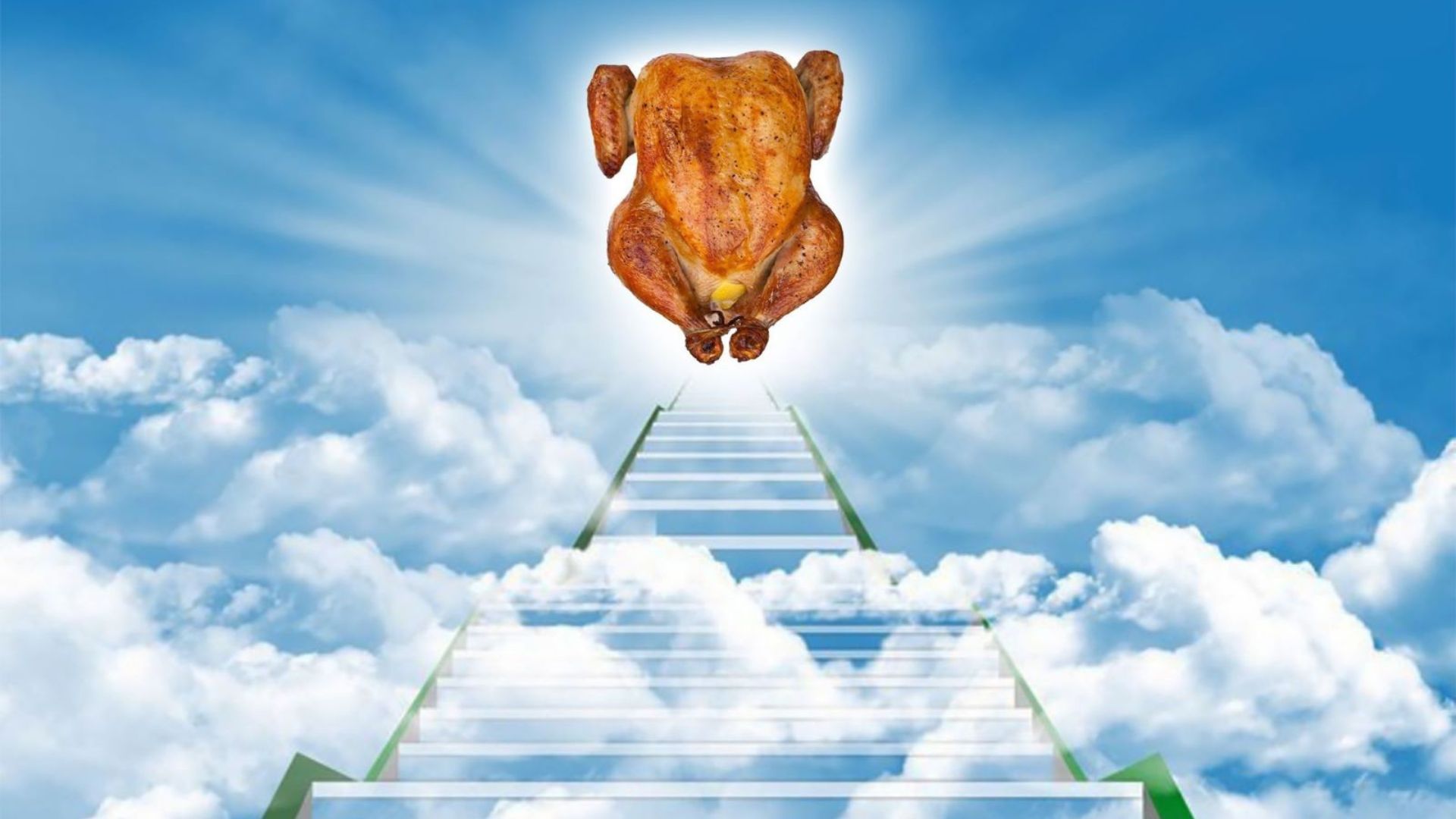 Pollo nuestro que estás en los cielos