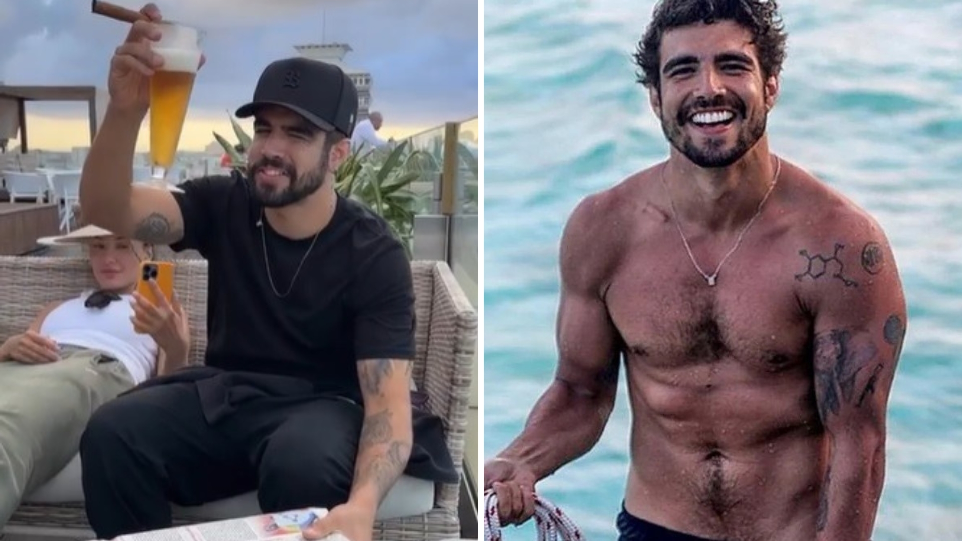 Popular actor brasileño Caio Castro está de turismo en Cuba