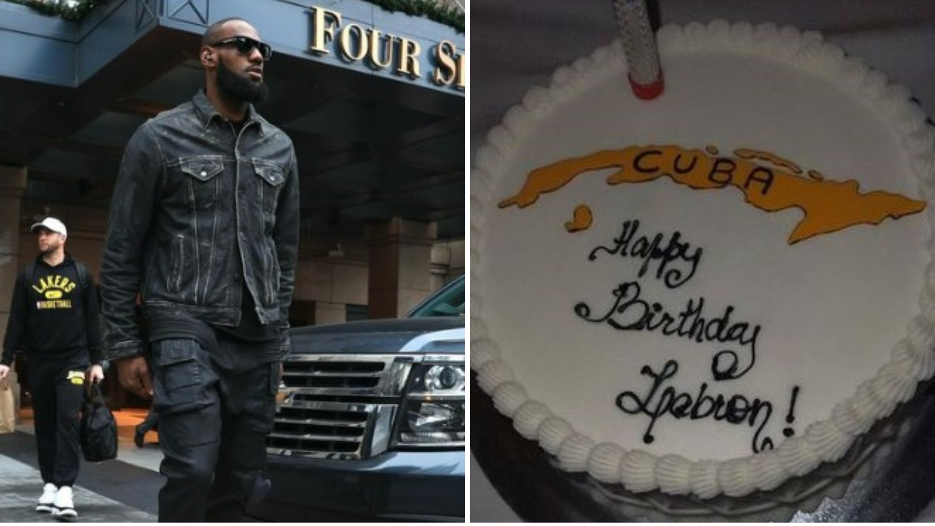¿Por qué Lebron James celebró su cumpleaños con un cake con la isla de Cuba?