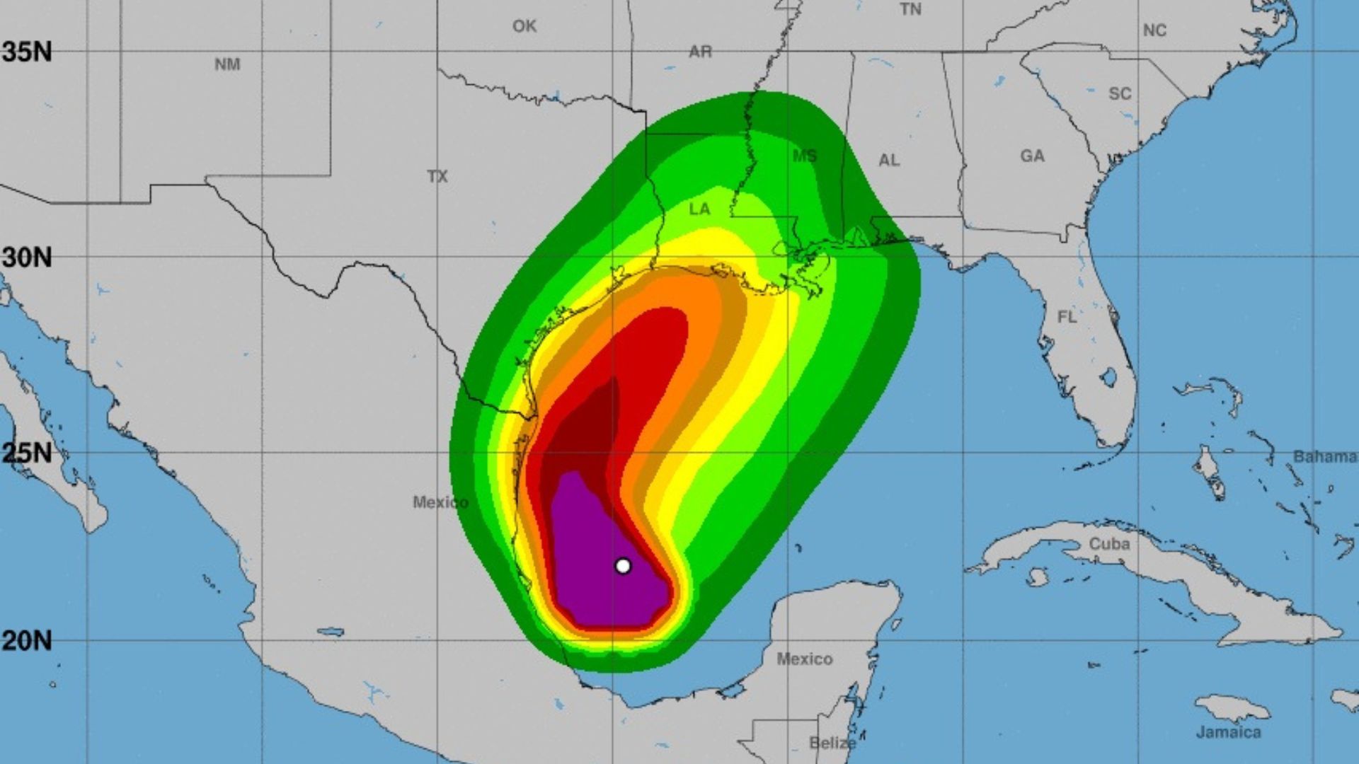 Potencial ciclón tropical en Golfo de México podría convertirse en huracán esta semana 