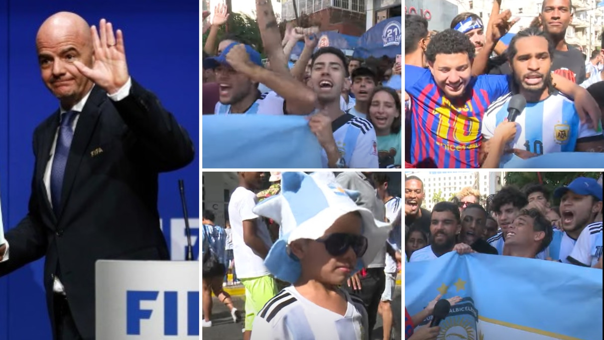 Presidente de FIFA Gianni Infantino reconoció afición de los cubanos al fútbol