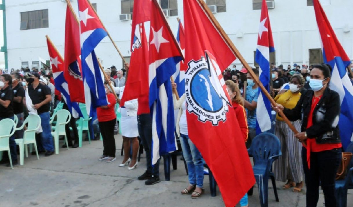 Queman sede de la Central de Trabajadores de Cuba en un poblado de Matanzas