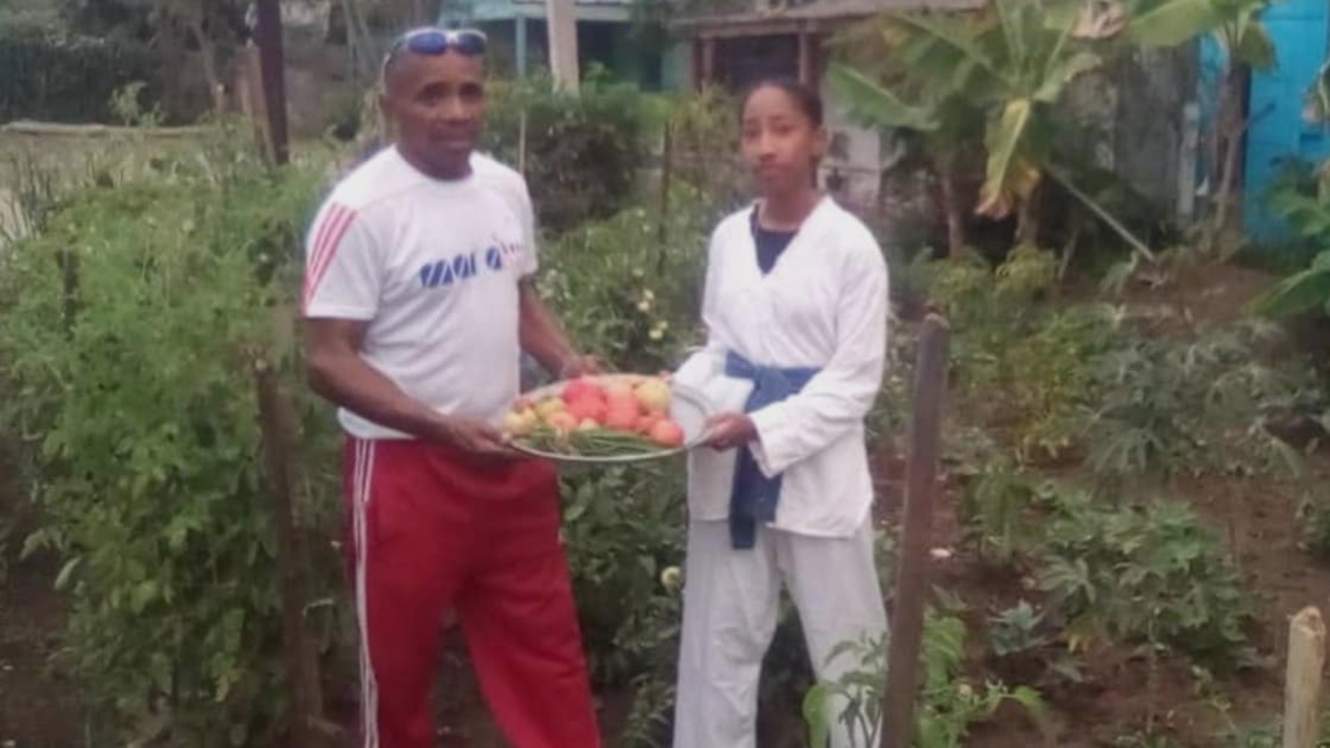 Régimen premia a joven atleta cubana con tomates y cebollas