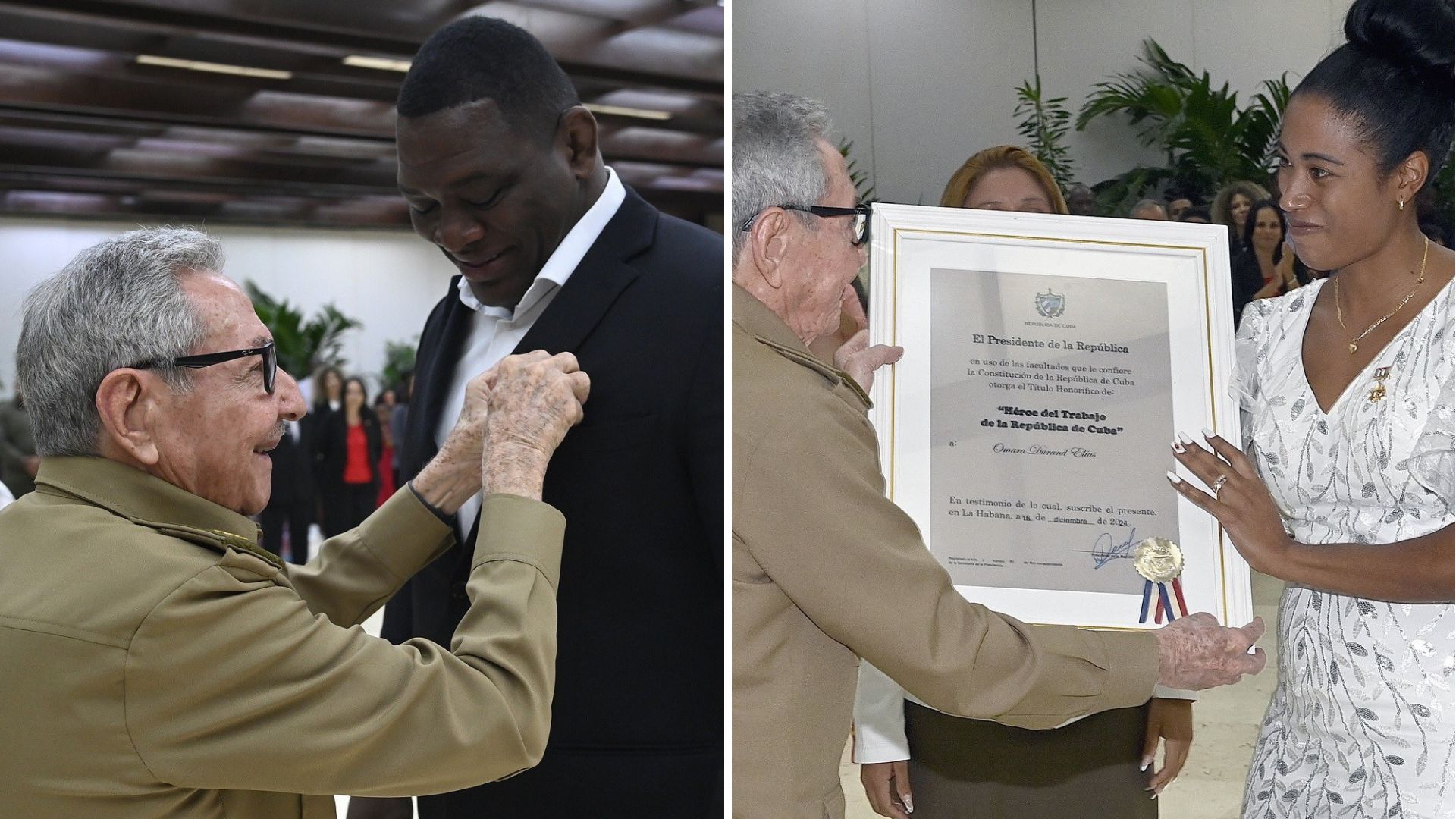 Raúl Castro condecora a deportistas cubanos por ser “revolucionarios de probada conducta” 
