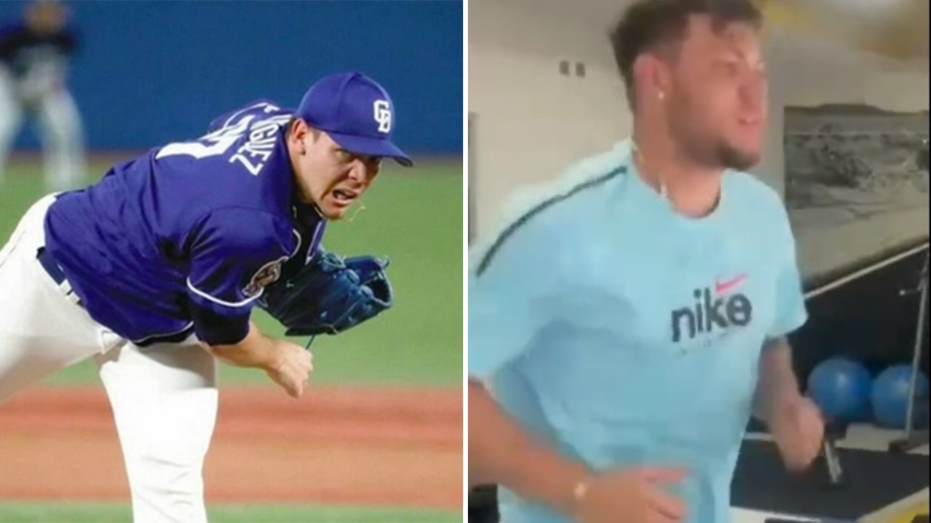 Reaparece pícher cubano Yariel Rodríguez entrenando en Dominicana