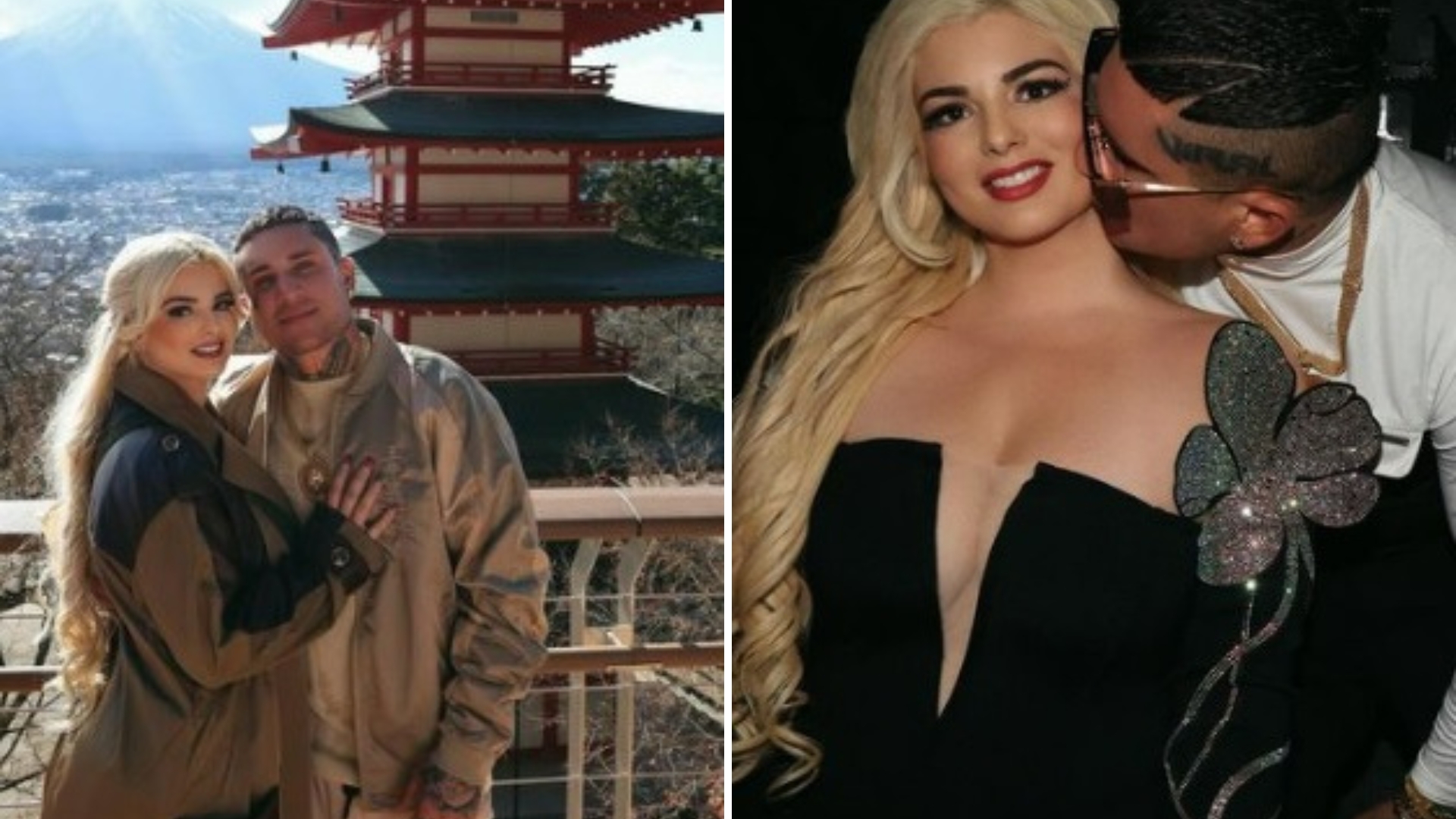 Reguetonero Osmani García celebra en Japón dos años de relación con Laura