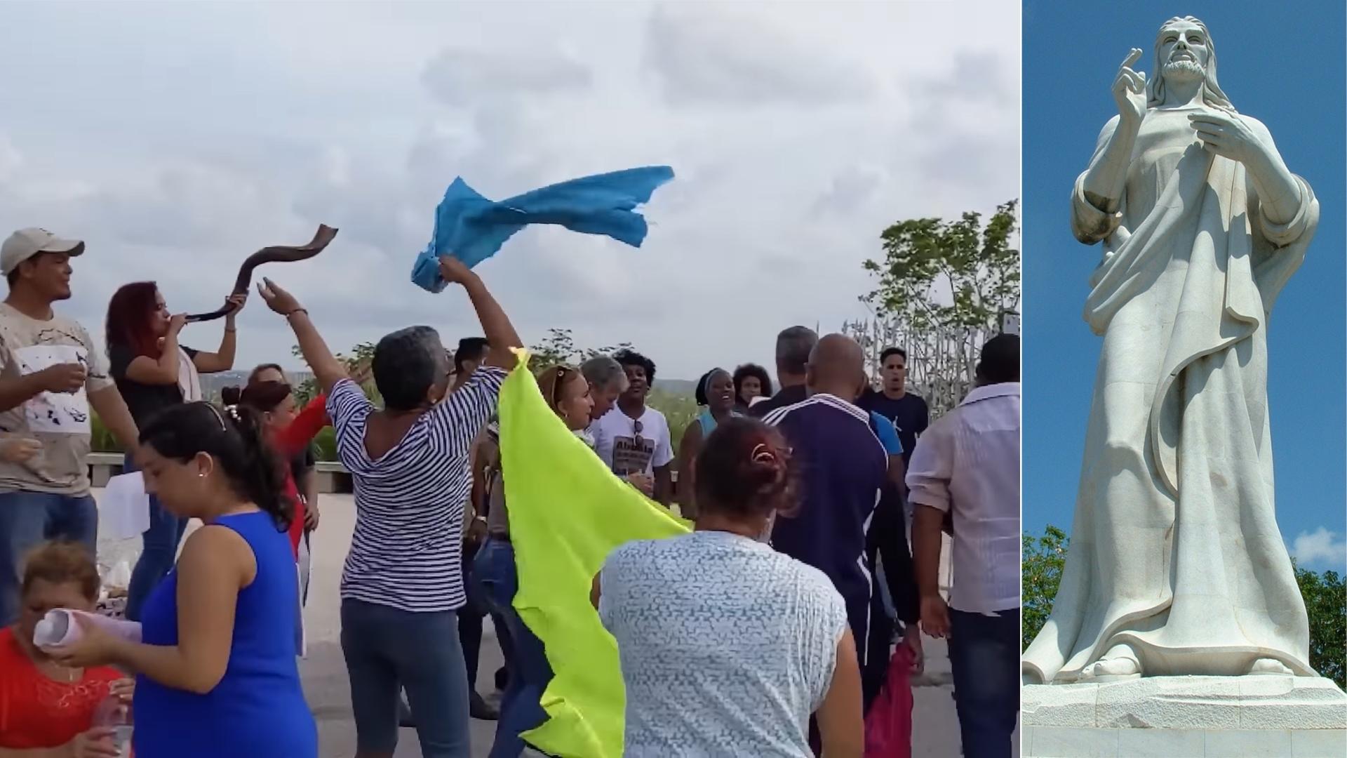 Religiosos piden "liberación de Cuba" frente al Cristo de La Habana