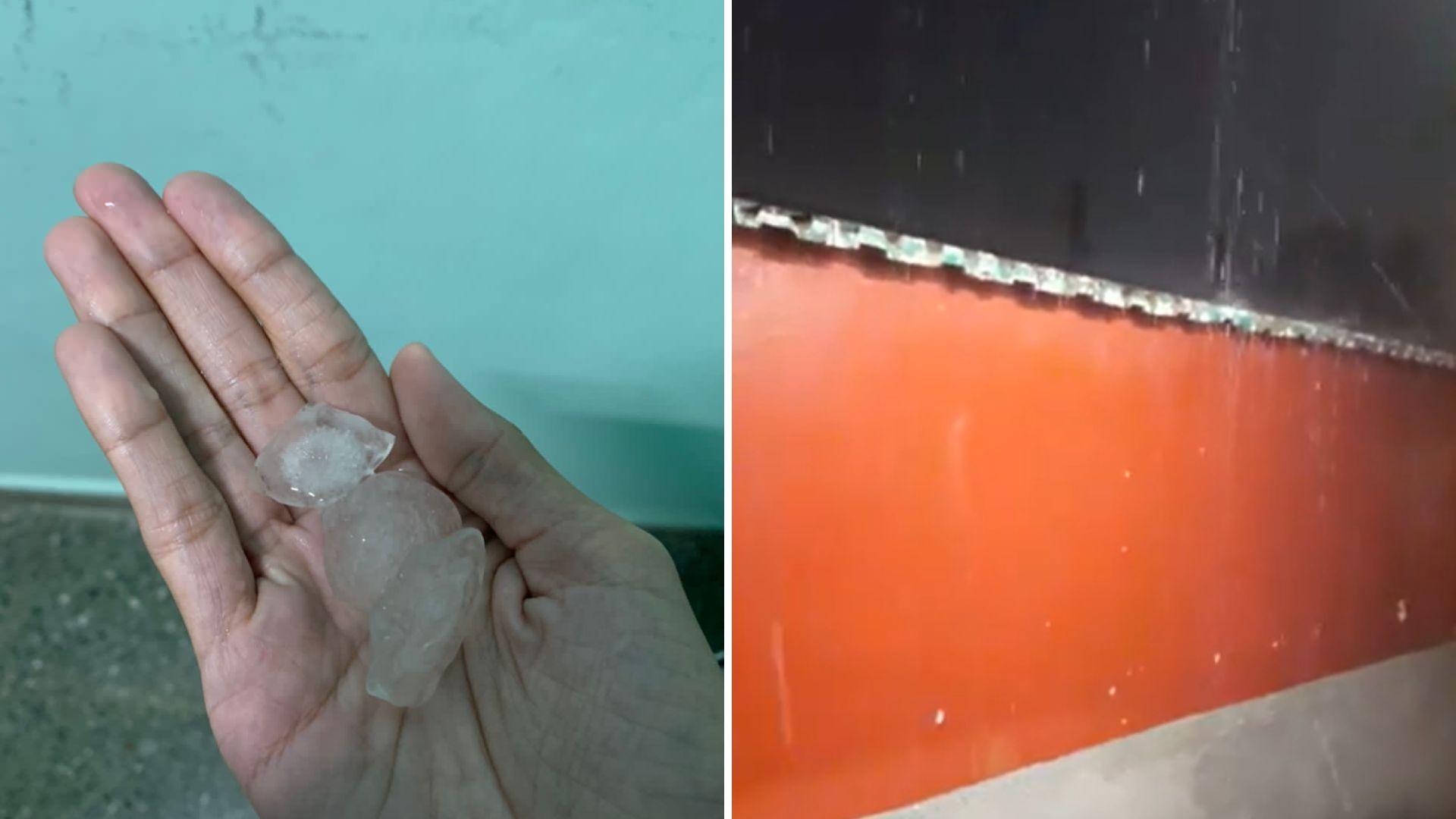 Reportan fuerte tormenta de granizo en La Habana