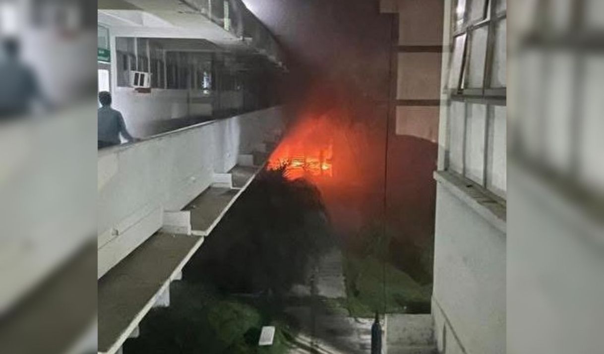 Reportan incendio en Hospital Provincial de Cienfuegos