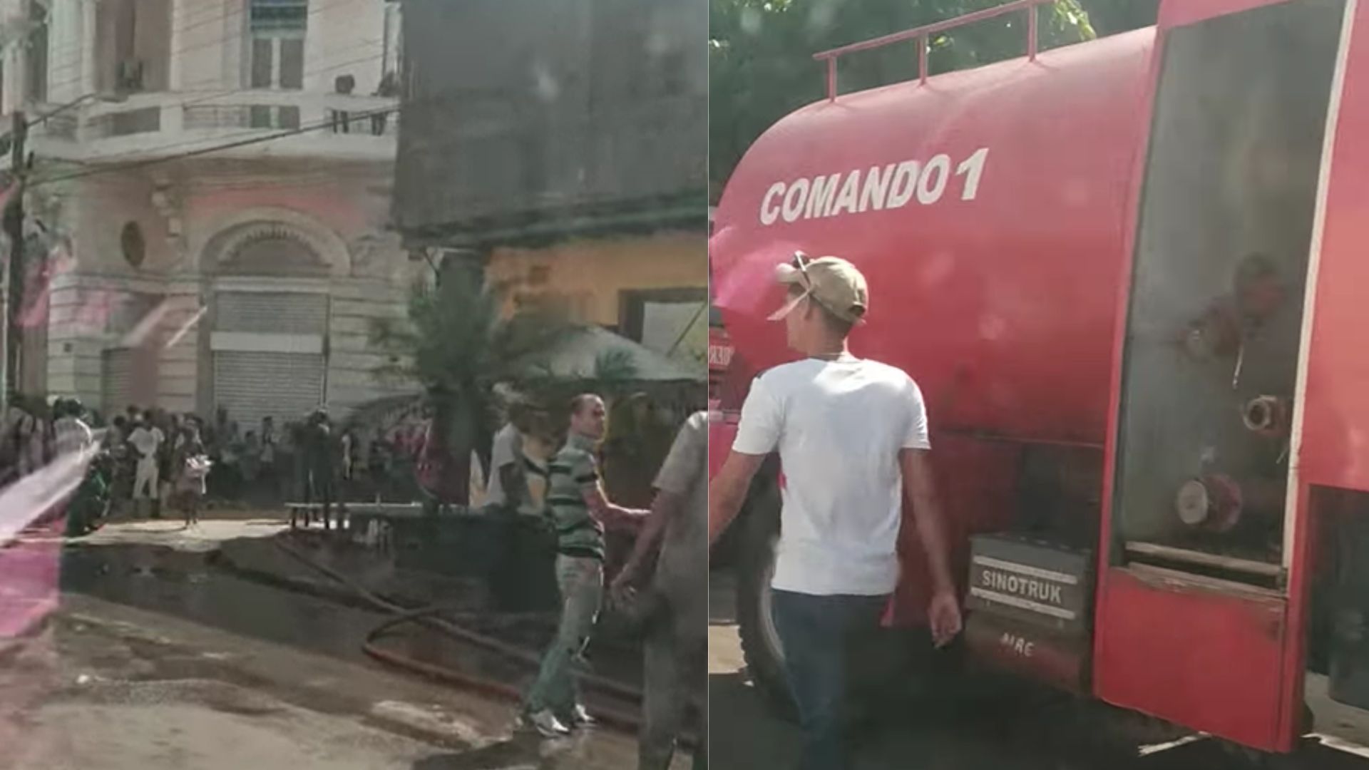 Reportan incendio en un bar de Santiago de Cuba