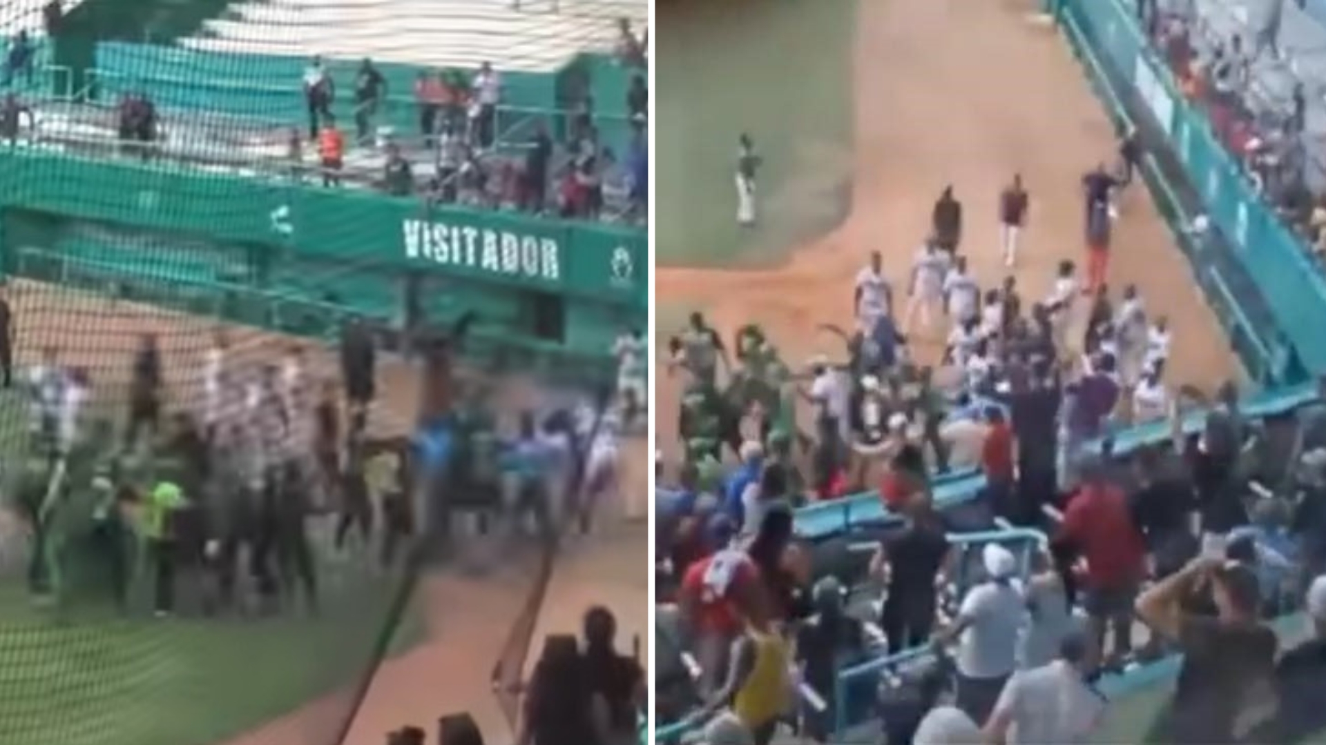 Reportan pelea monumental en partido de béisbol de la serie cubana