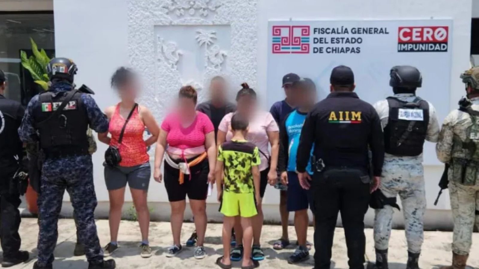 Rescatan a siete migrantes cubanos en Tapachula, México