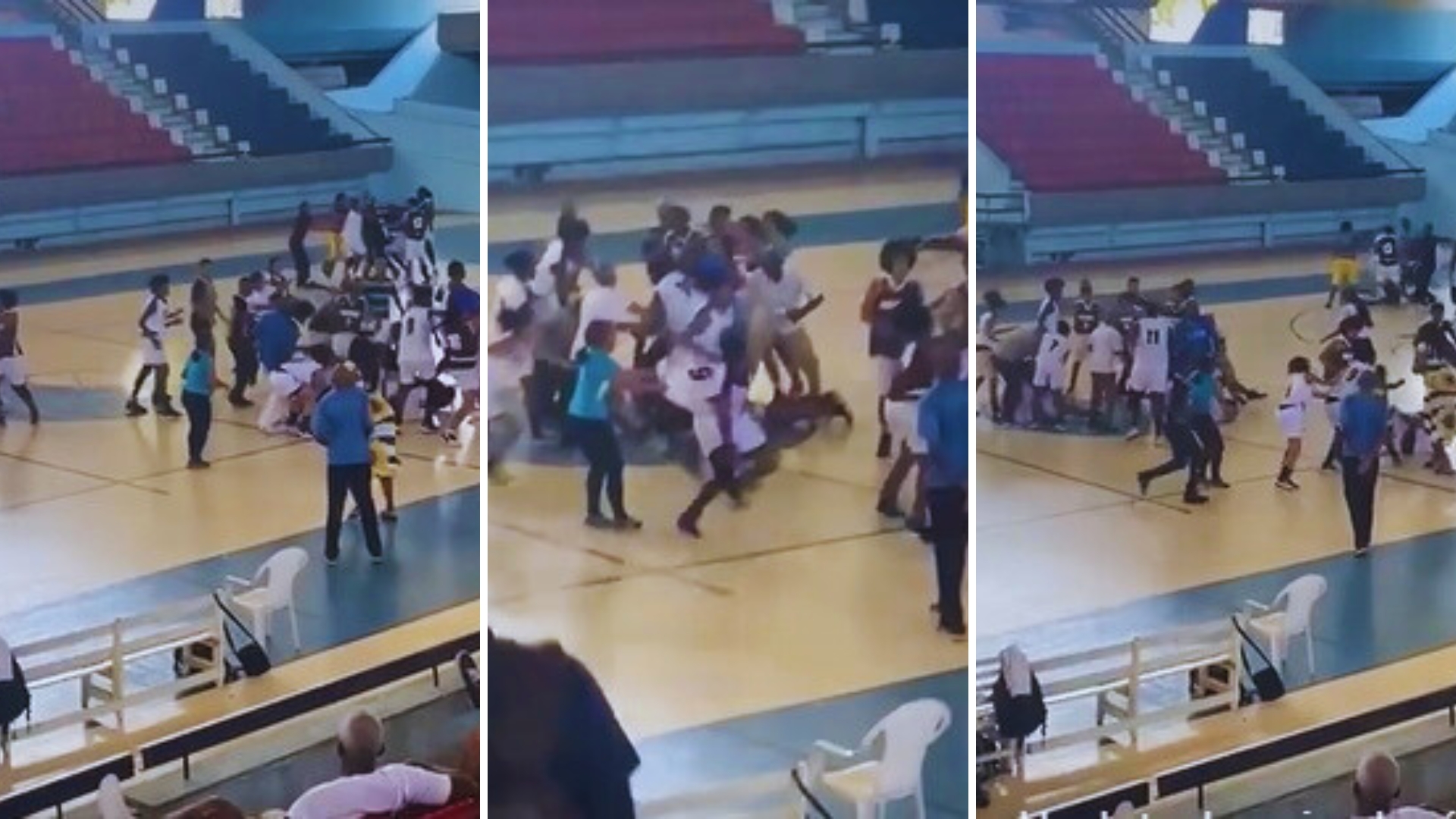 Riña tumultuaria en partido de básquet femenino en Cuba