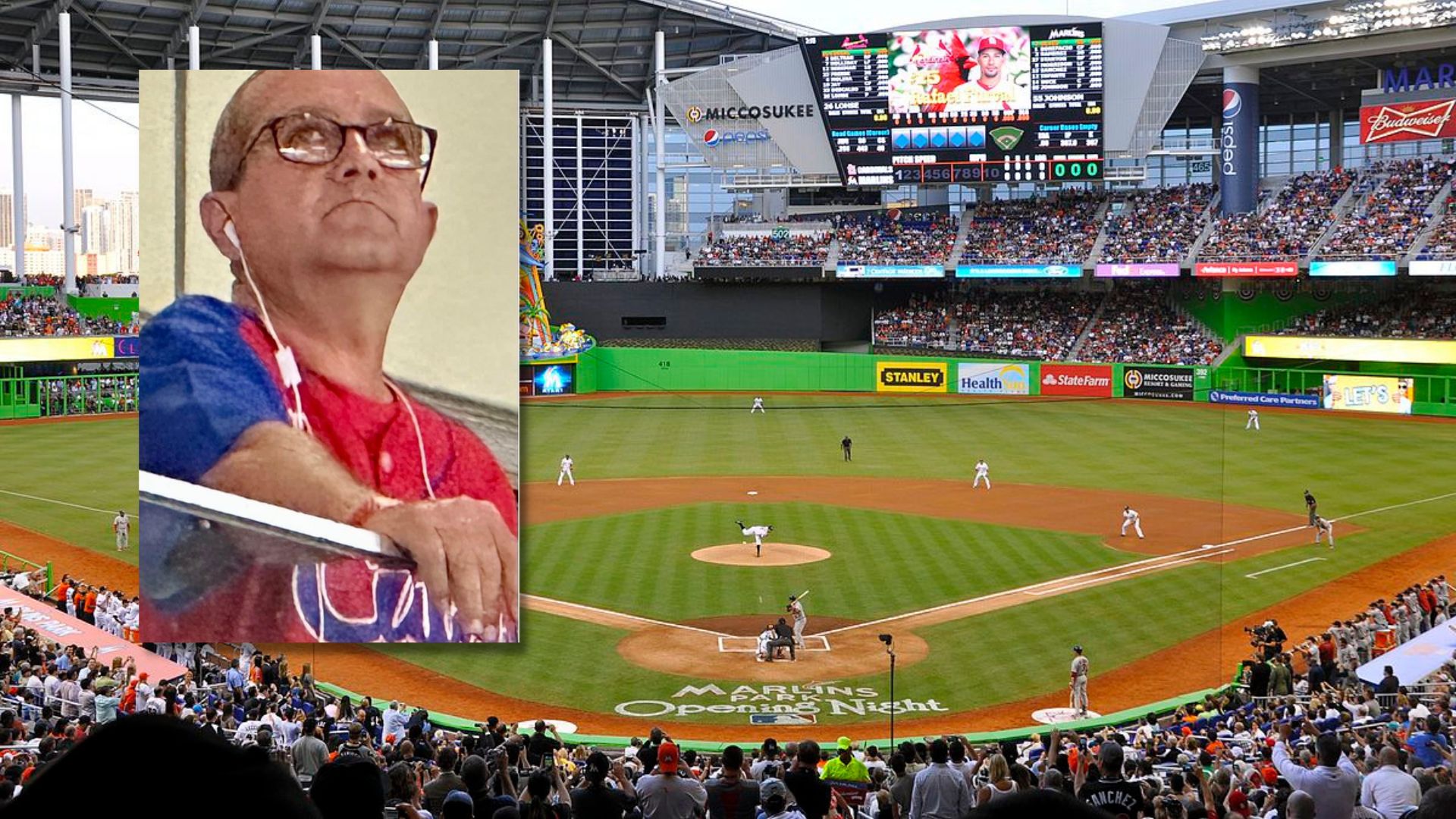 Robeisy Ramírez identifica a presunto agente de Seguridad del Estado en sede de los Marlins en Miami
