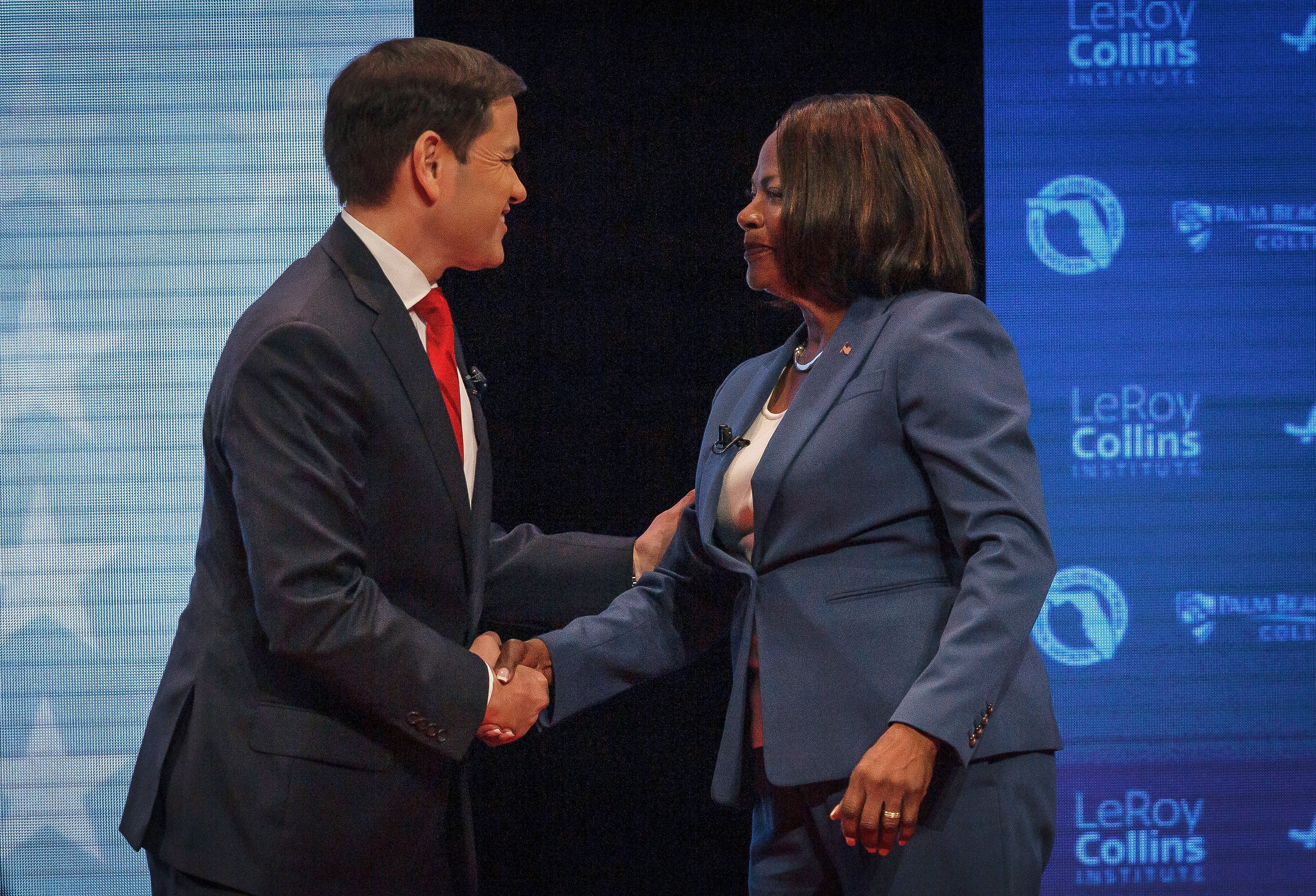 Rubio toma el control en acalorado debate con Val Demings en Florida 