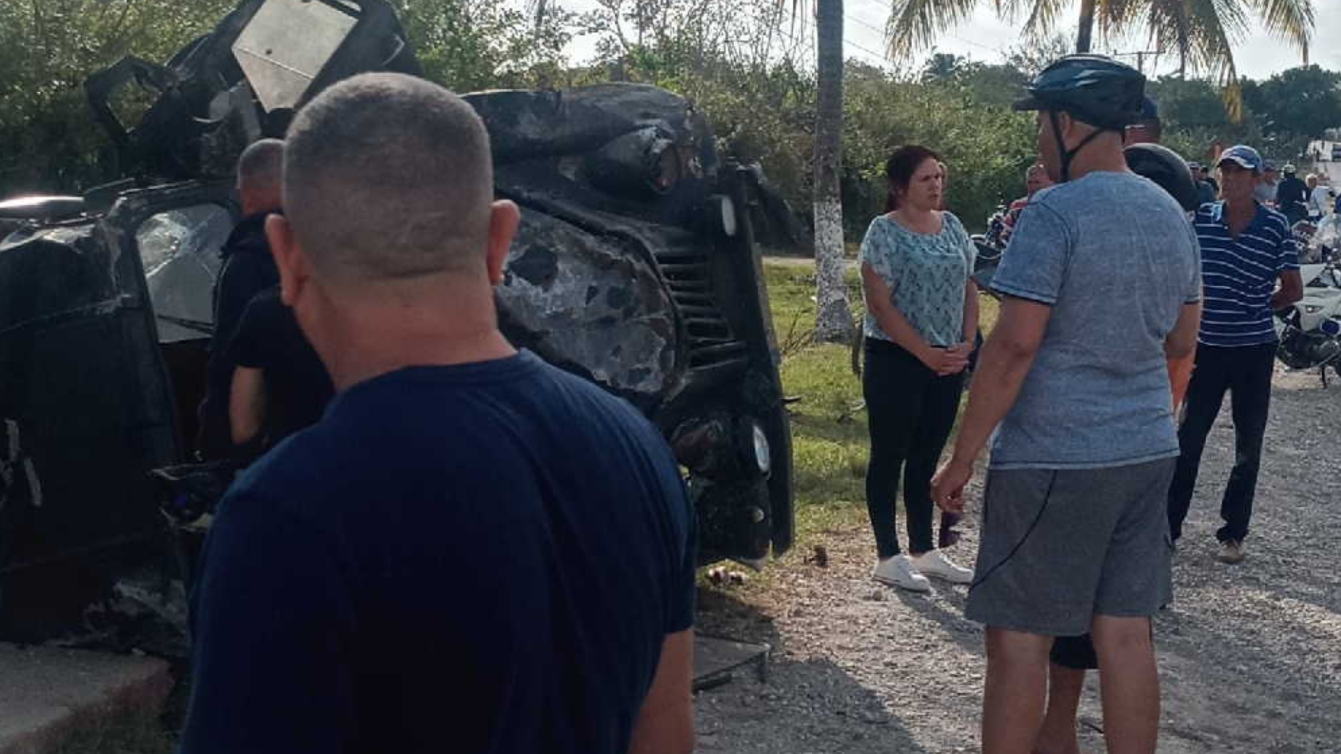 Sancti Spíritus: lesionados en accidente múltiple siguen hospitalizados