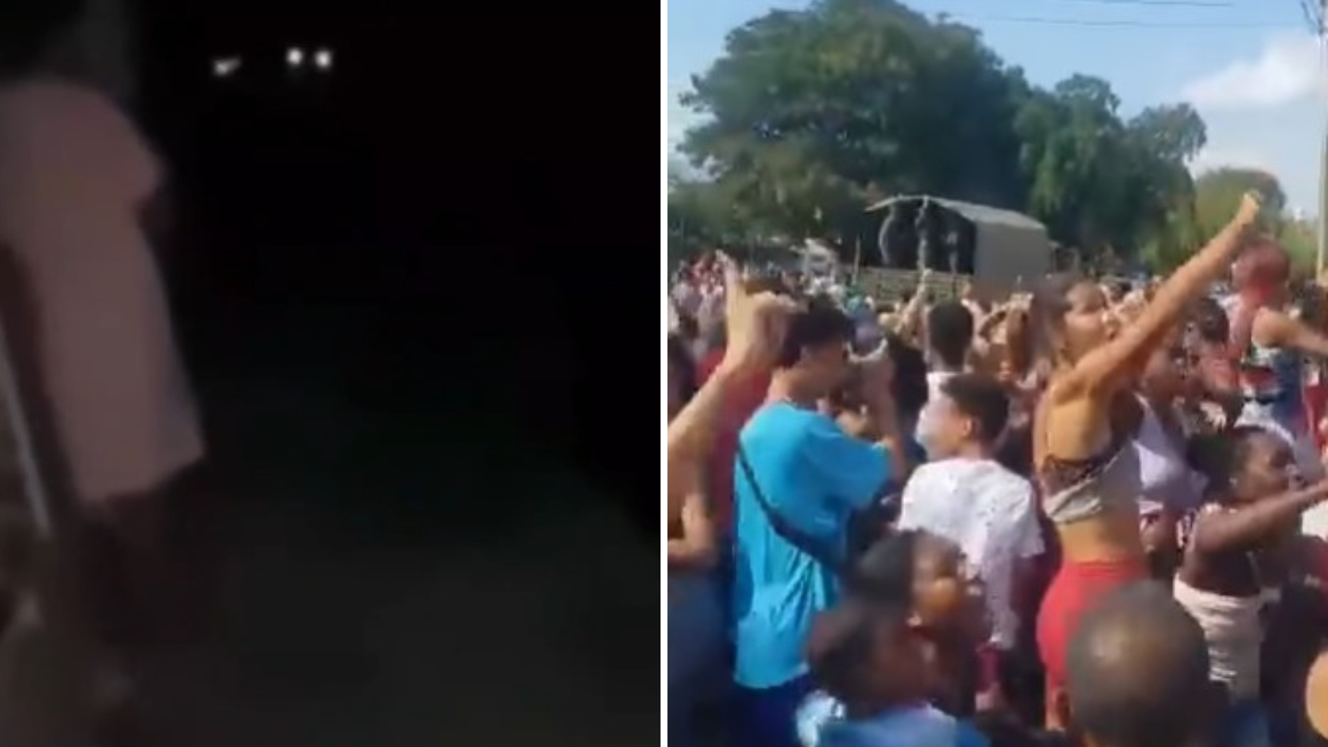 Santiagueros protagonizan protesta nocturna con gritos en contra de Díaz-Canel