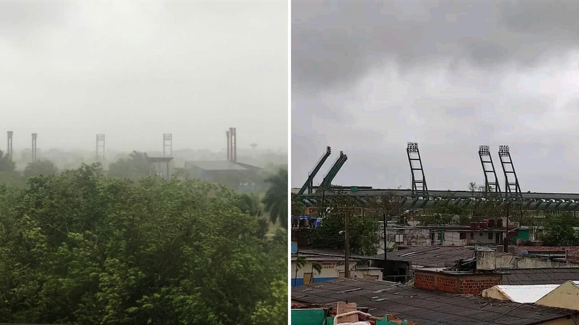 Se derrumban torres de al menos dos estadios de béisbol en Cuba