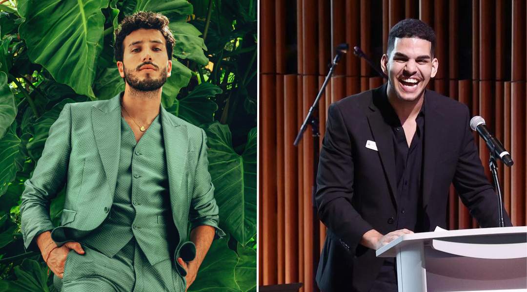 Sebastián Yatra entrega beca de la fundación Latin Grammy a joven contrabajista cubano