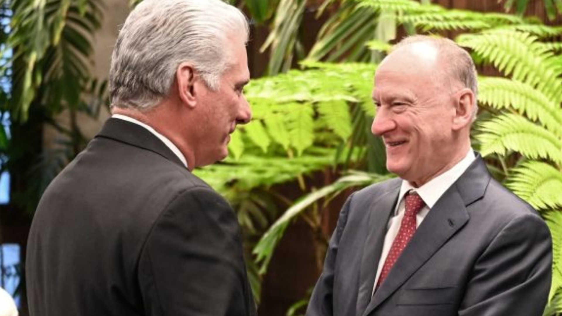Secretario ruso del Consejo de Seguridad es recibido en Cuba por Raúl Castro y Díaz-Canel 
