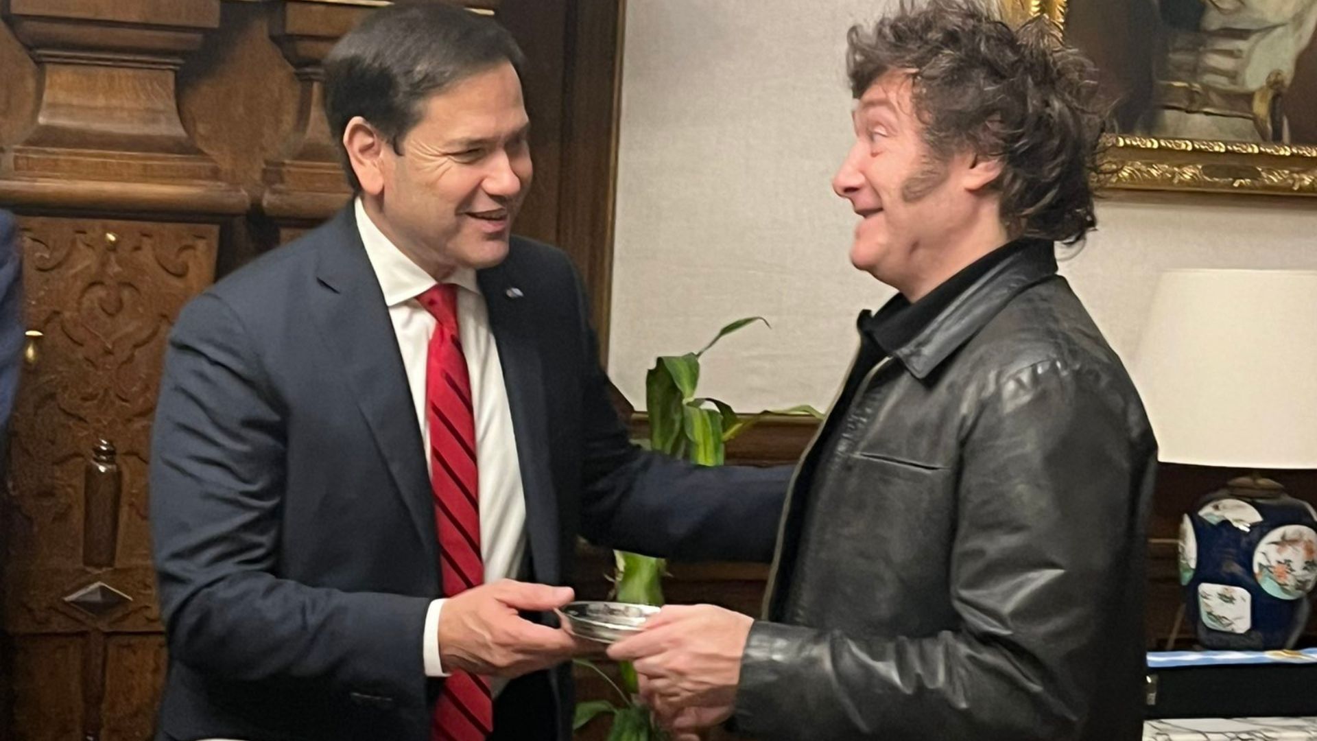 Senador Marco Rubio se reúne con el presidente de Argentina, Javier Milei