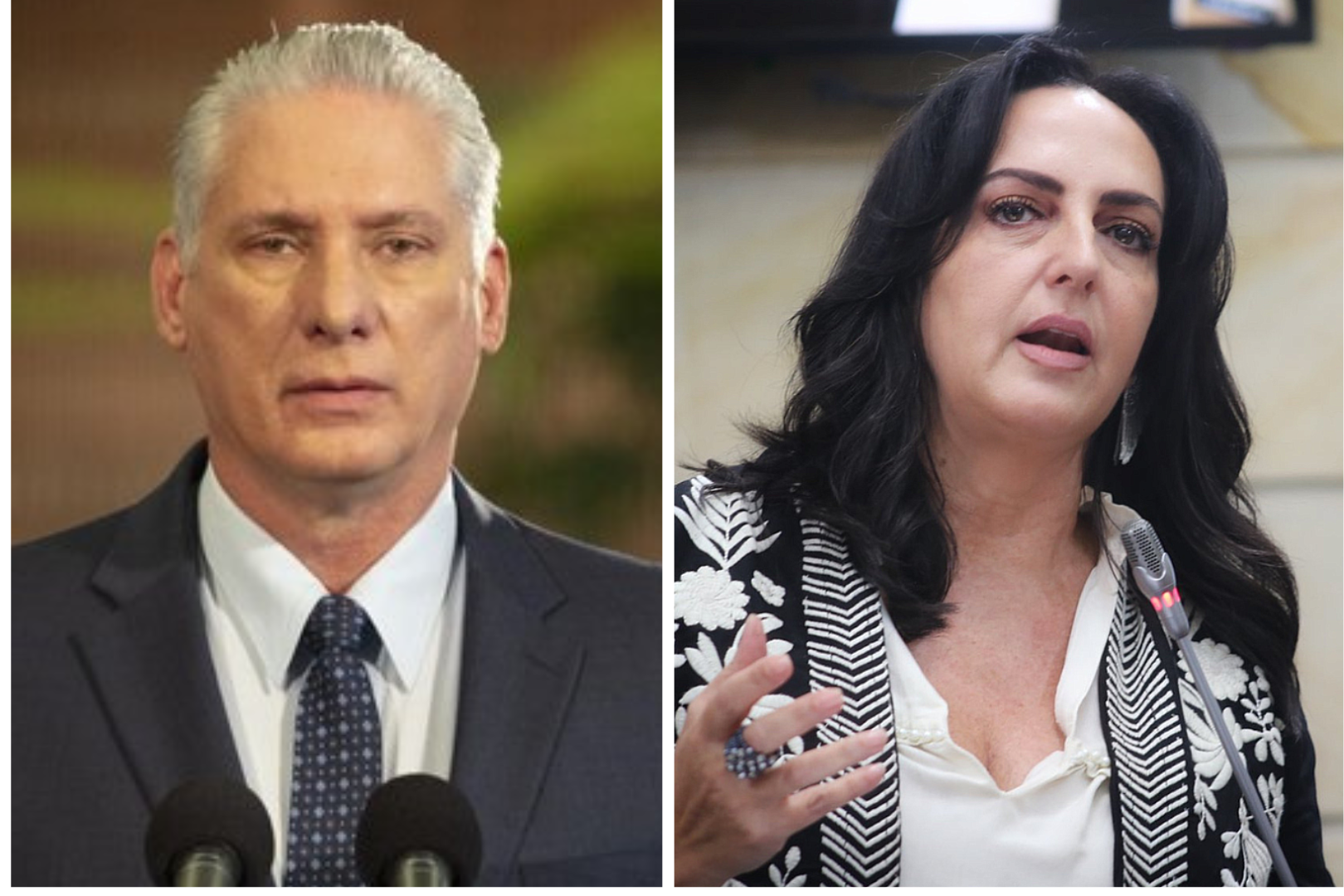 Senadora colombiana: "Donaciones no ayudan al pueblo cubano, sino a sus gobernantes tiranos"