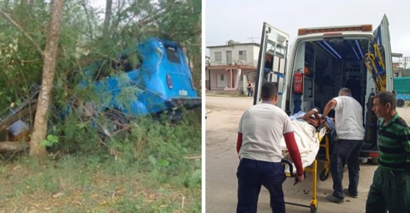 Siete personas heridas tras violento accidente de tránsito en Cabaiguán