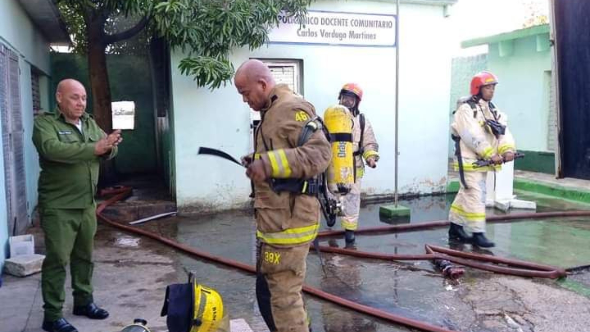 Sofocan incendio en almacén de policlínico matancero 