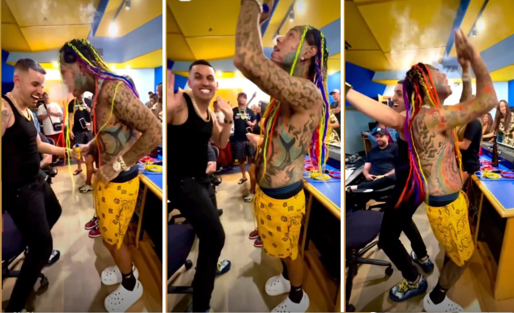 Tekashi 6ix9ine y Lenier Mesa graban otra canción: ¡así suena el bombazo musical!