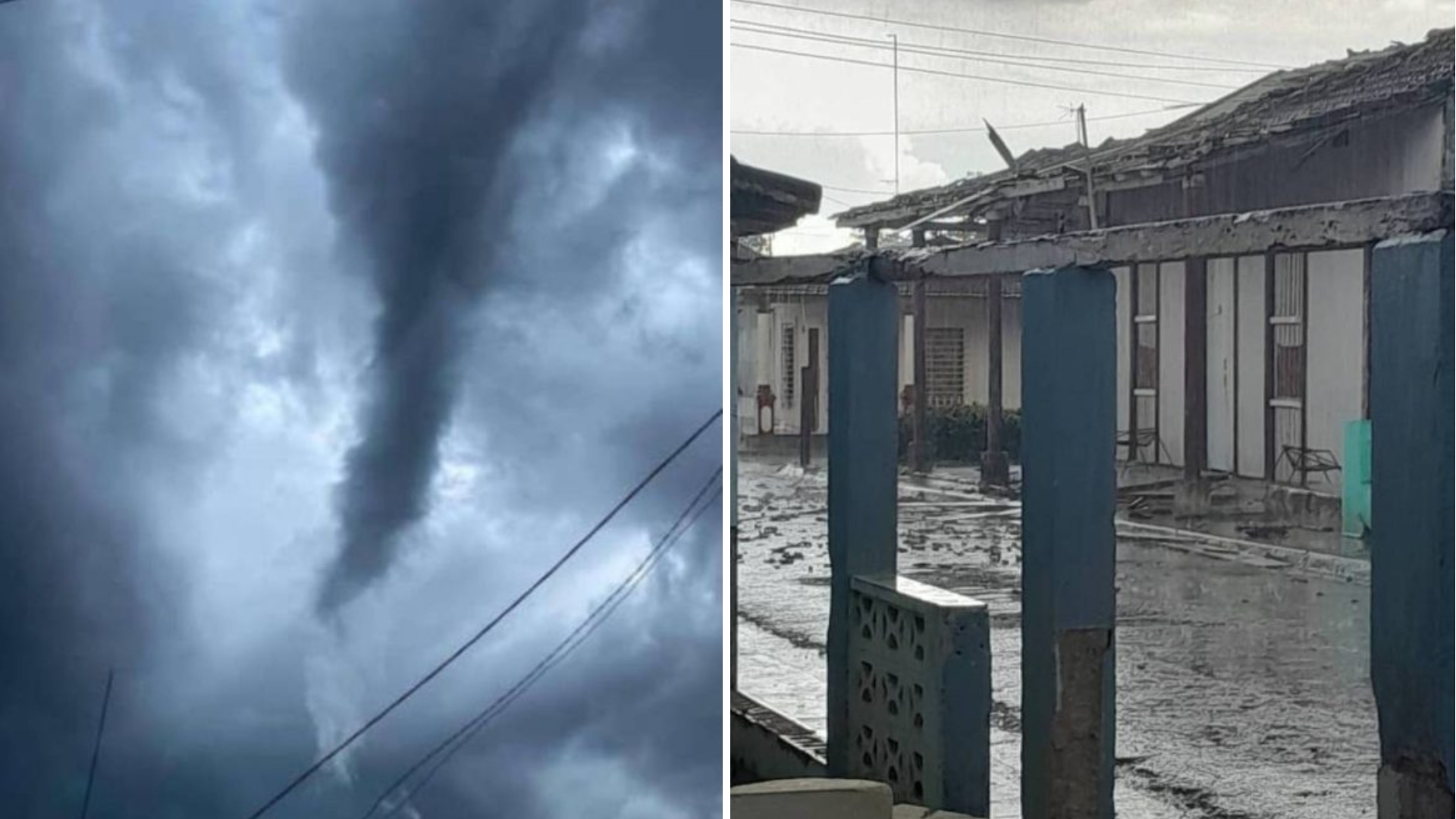 Tormenta local severa deja varios daños en Matanzas