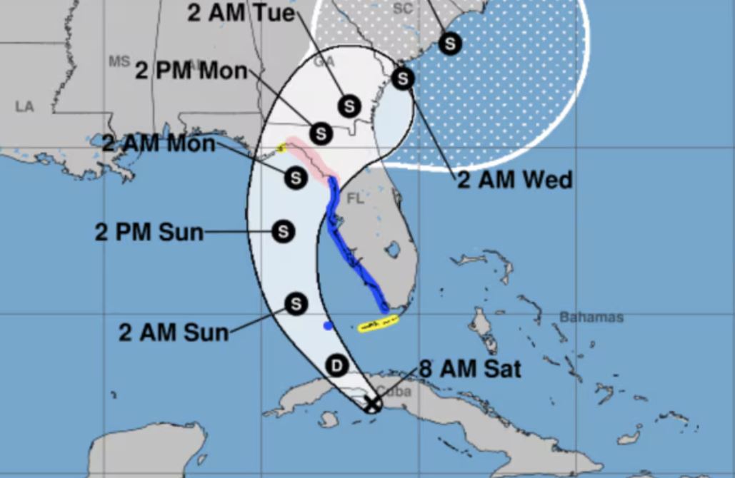 Tormenta tropical Debby atraviesa Cuba y podría tocar tierra en Florida con categoría de huracán