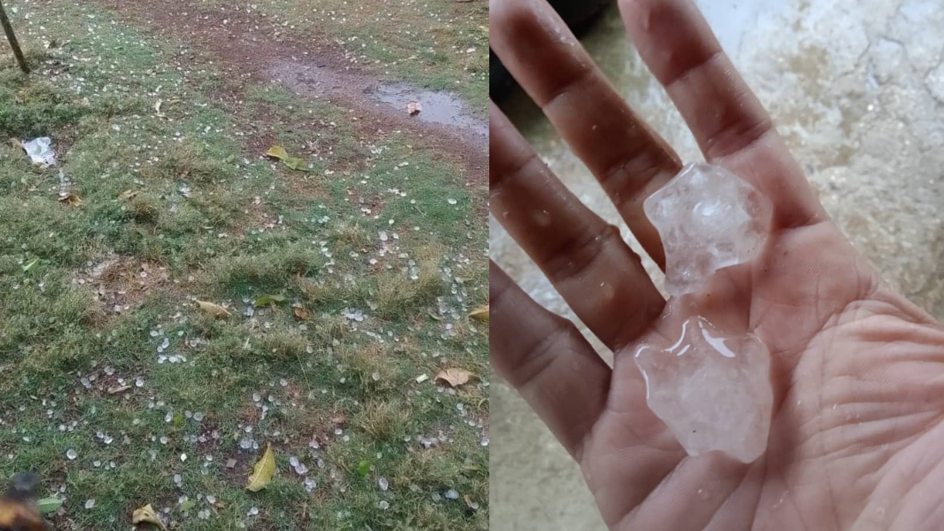 Tormentas locales dejan fuertes granizadas en provincias cubanas