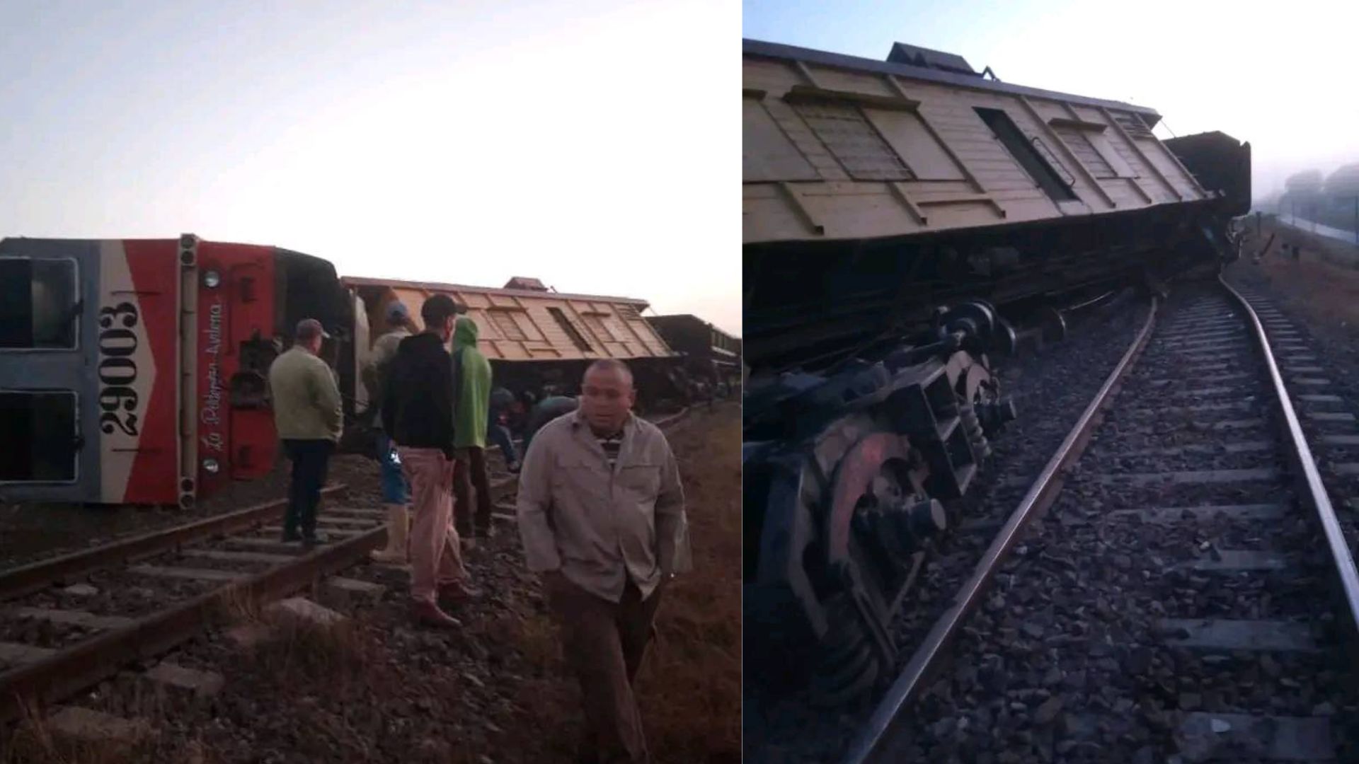Tren se descarrila en Sancti Spíritus
