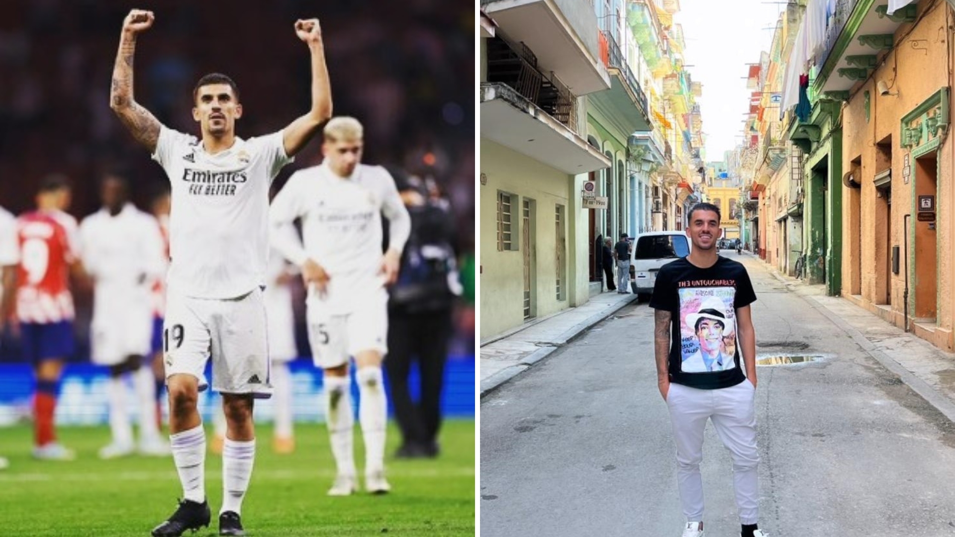 Un futbolista del Real Madrid está de vacaciones en Cuba