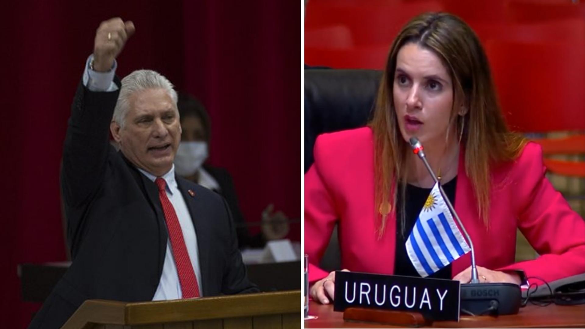 Uruguay denuncia al régimen cubano en la OEA: es “indiferente a los reclamos legítimos de su pueblo”