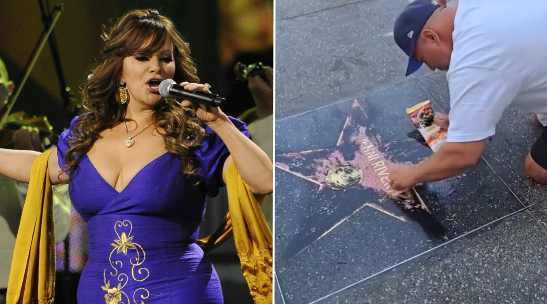 Vandalizan la estrella de Jenni Rivera en el Paseo de la Fama de Hollywood