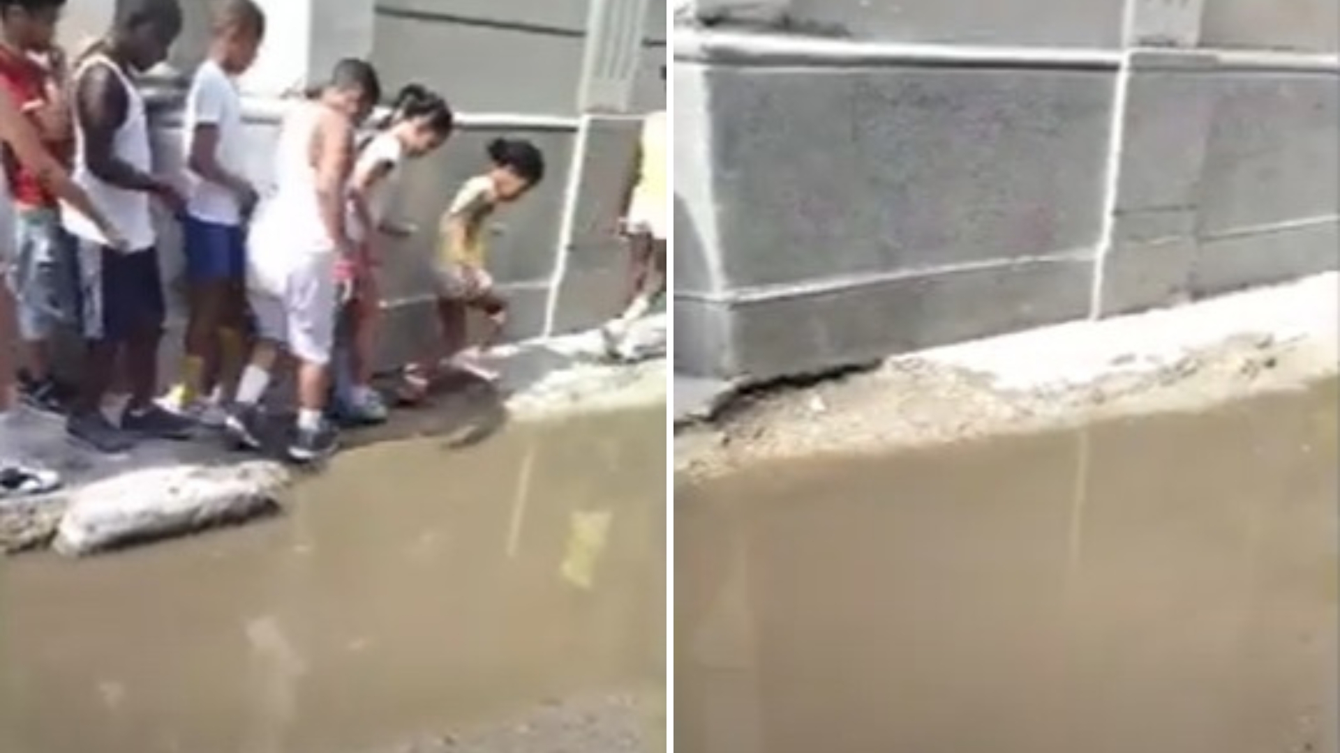 VIDEO: Aguas albañales inundan calle cercana a una escuela en La Habana