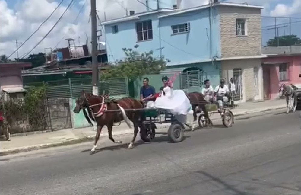 VIDEO: Boda "a caballo" en Cuba en pleno siglo XXI