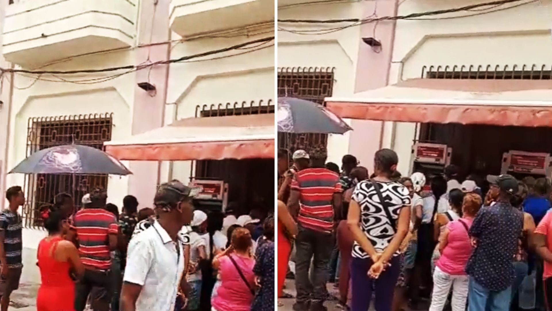 VIDEO: Continúan colas en cajeros de Cuba para retirar el poco efectivo que hay