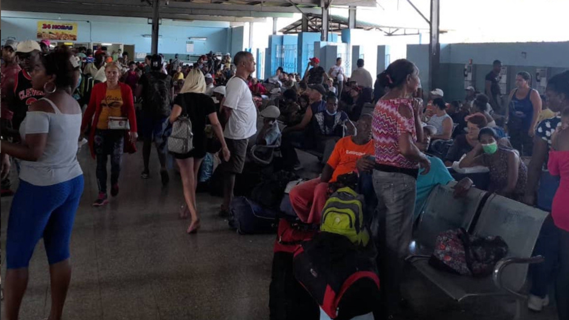 Video: desastre total en la terminal cubana de Villanueva