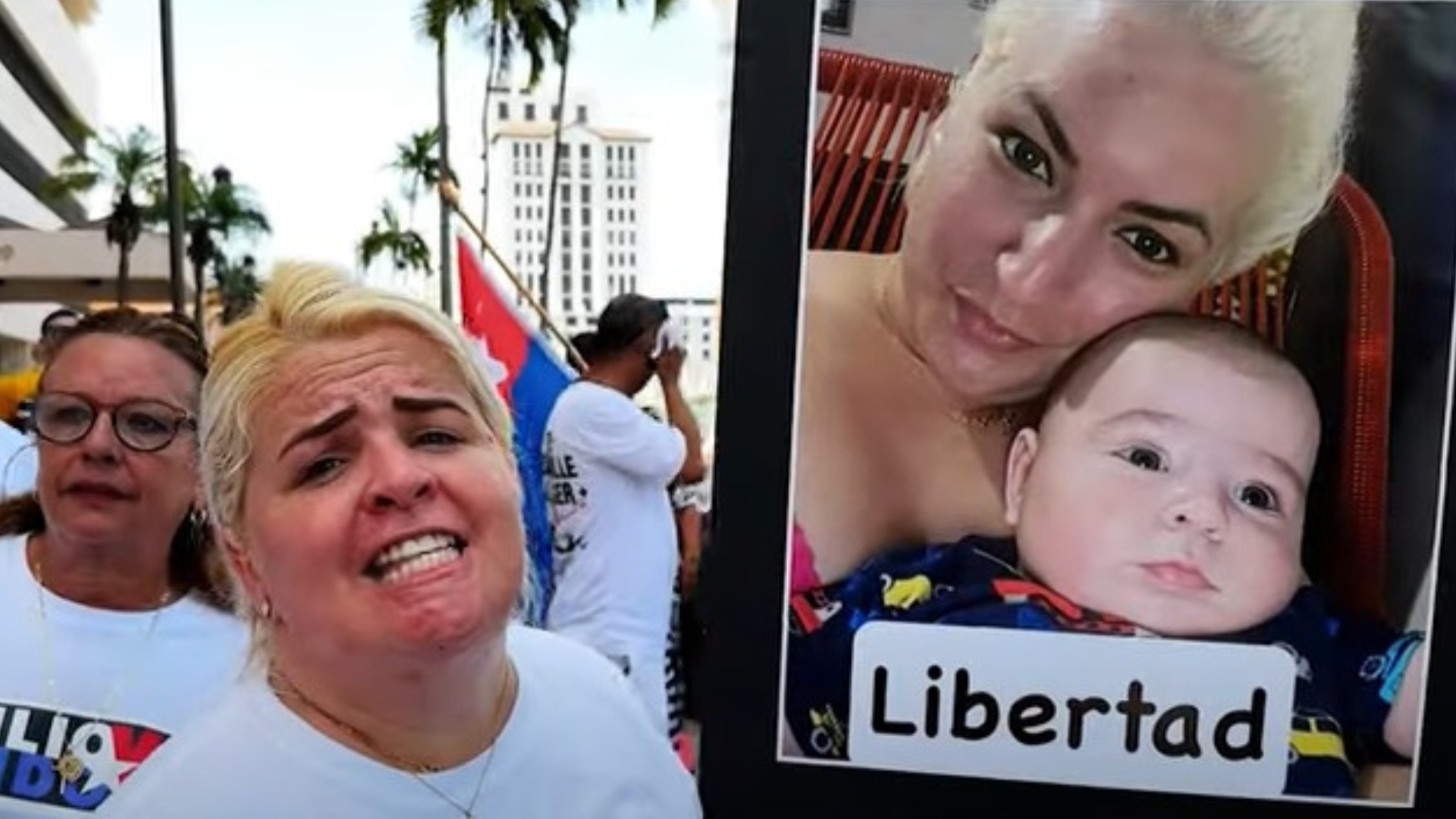 VIDEO: El exilio pide libertad para los presos políticos en Cuba