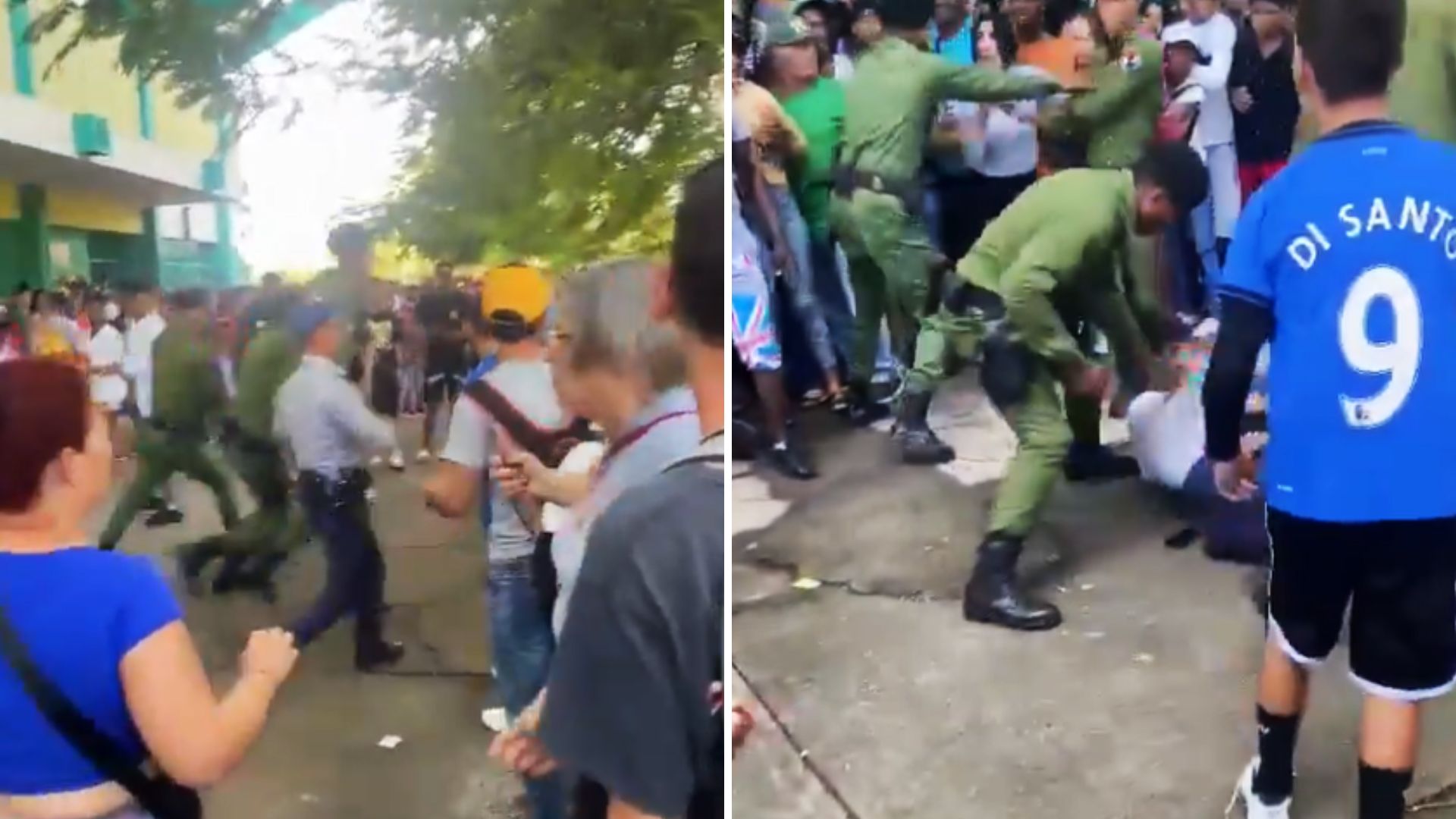 VIDEO: Policías agreden a aficionados en el Estadio Capitán San Luis