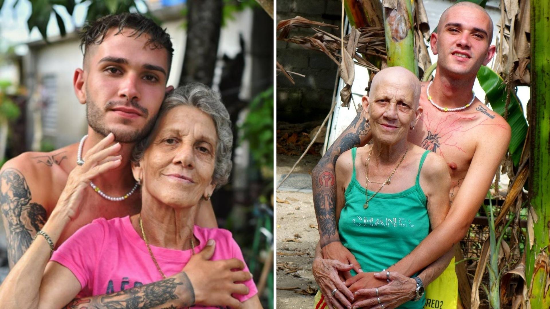 Viral: cubano se rapa la cabeza en apoyo a su madre con cáncer