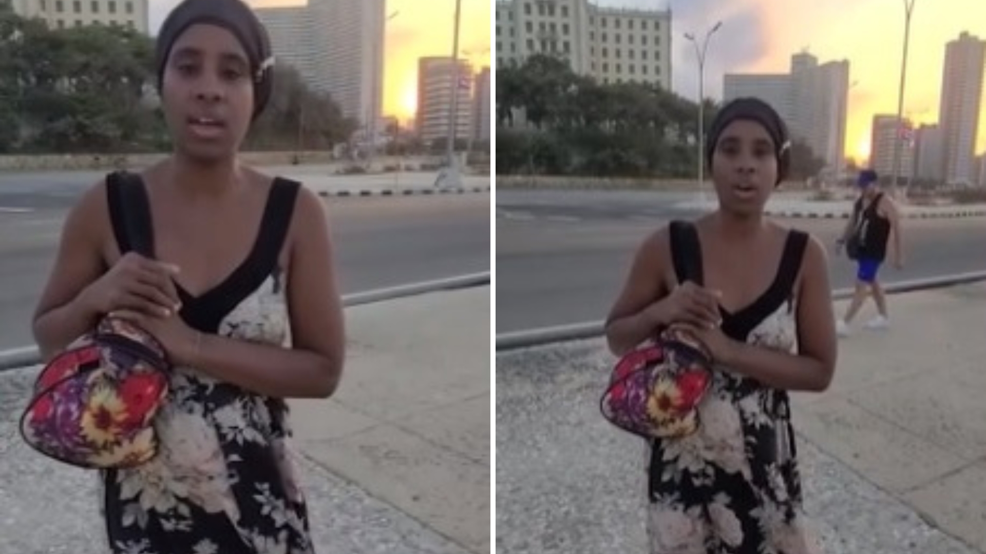 Viral: Madre cubana canta en el malecón por 100 pesos 