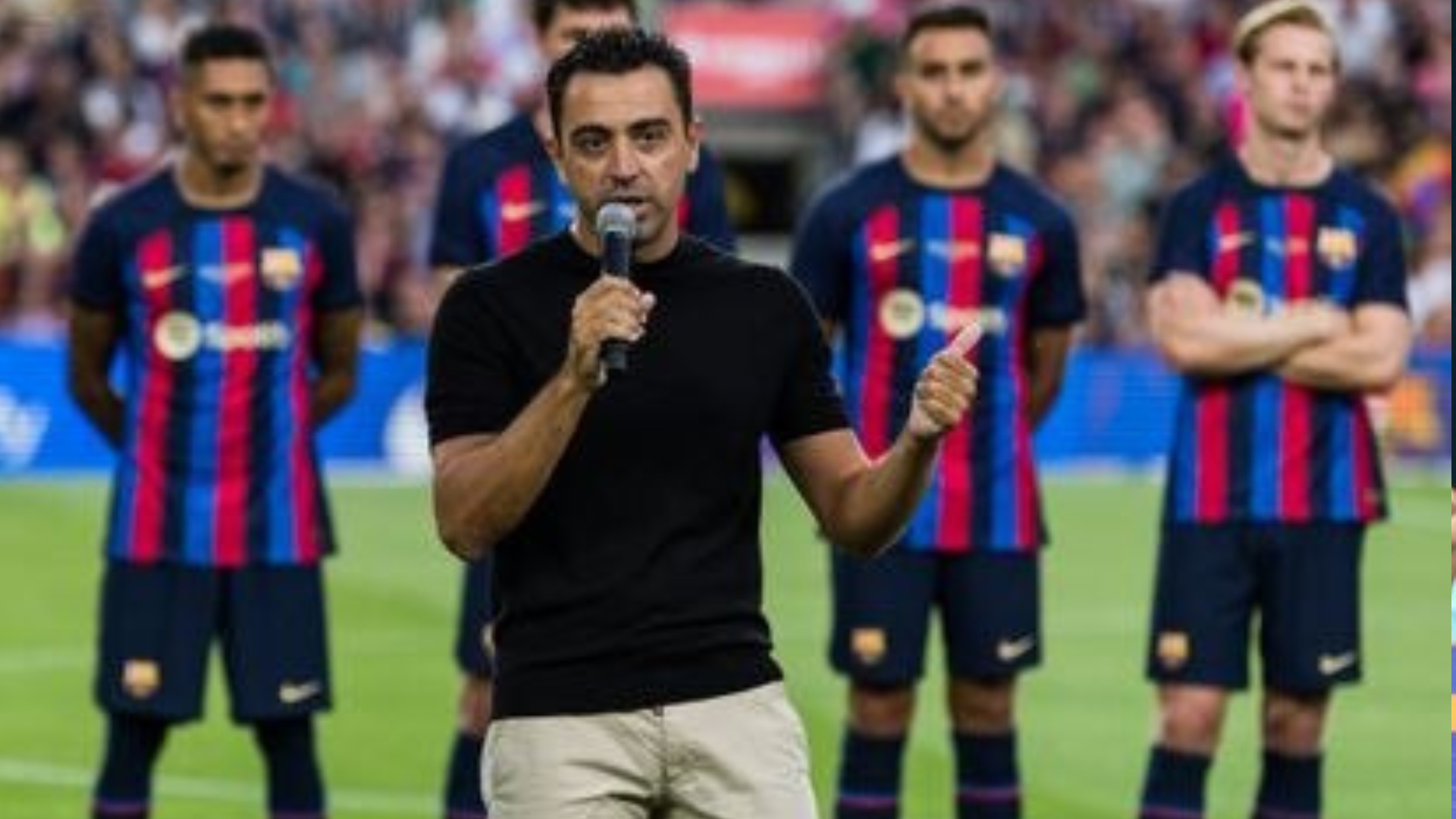 Xavi, DT culé, les habla a los fans cubanos: “Visca Barça” 