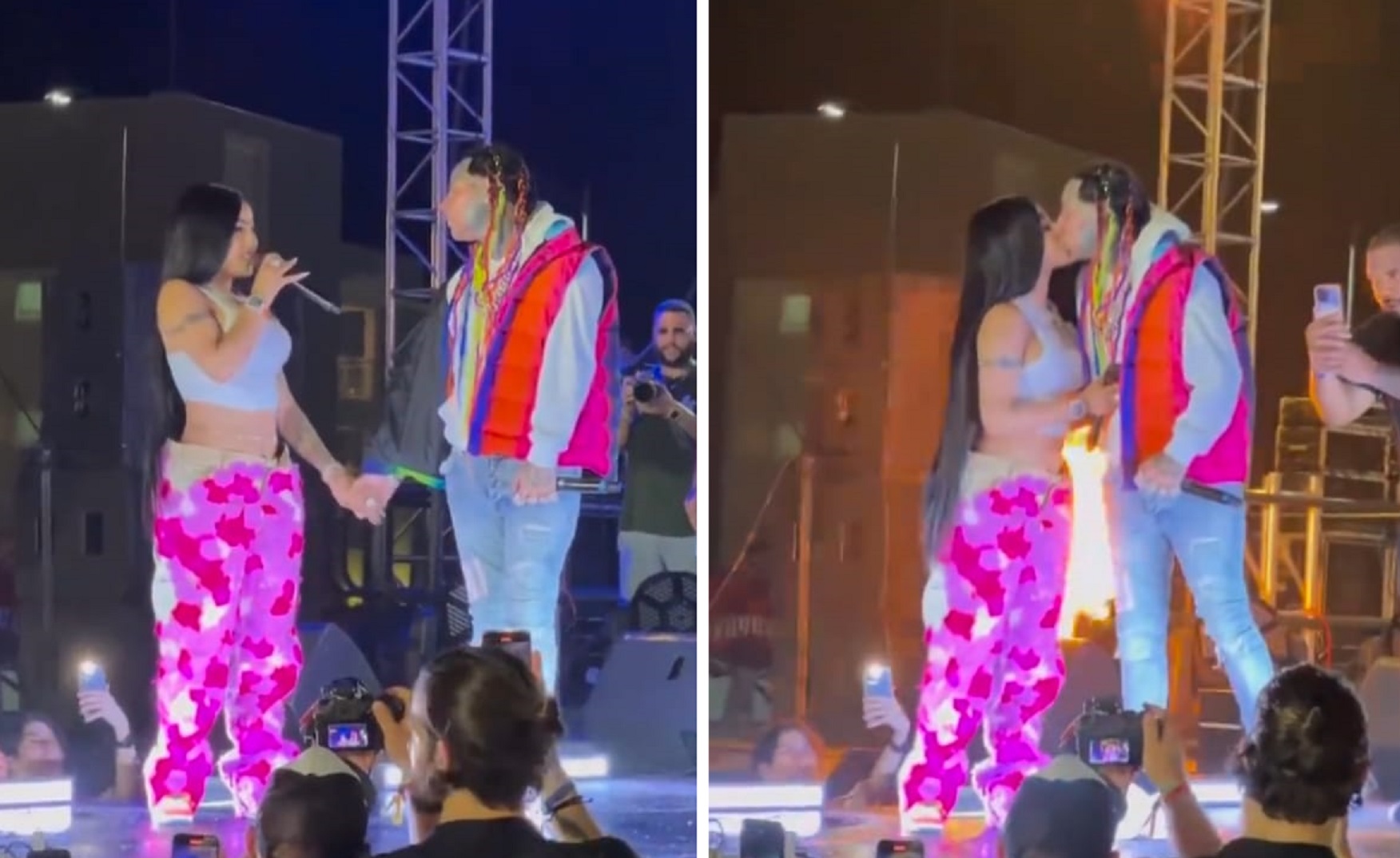 Yailin La Más Viral y Tekashi 6ix9ine declaran su amor y se “comen” a besos en Cuba 