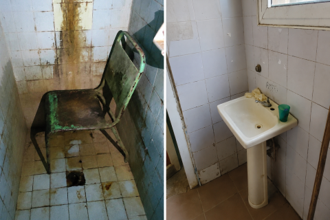 Críticas condiciones higiénicas y constructivas en hospitales maternos de Camagüey y Güines. Fuente. José Luis Tan y Mario J. Pentón.